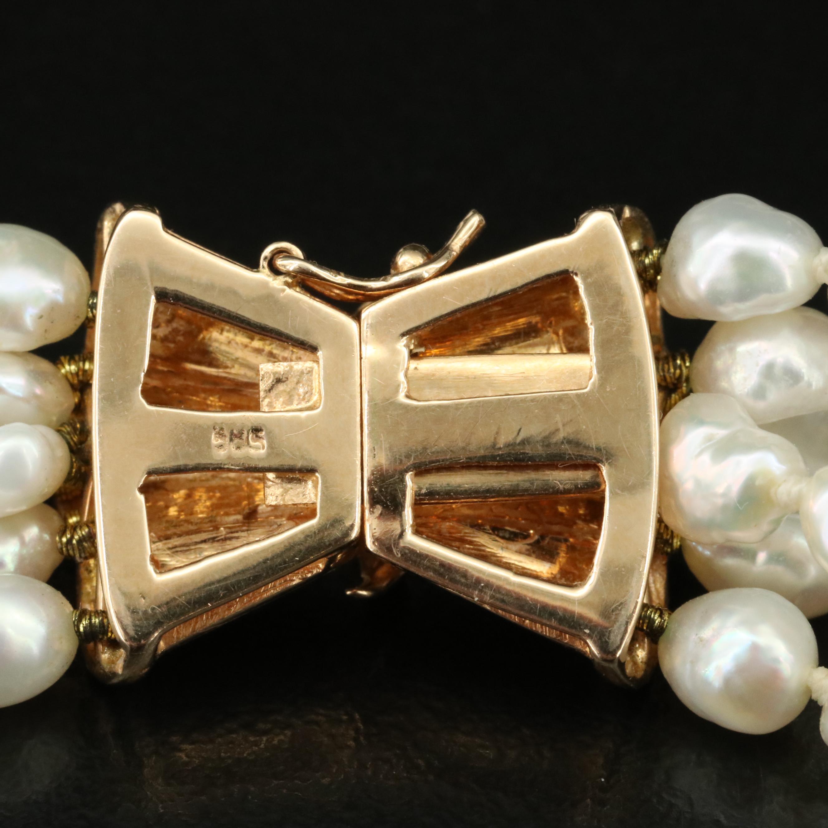 Pearl Torsade with 14K Clasp