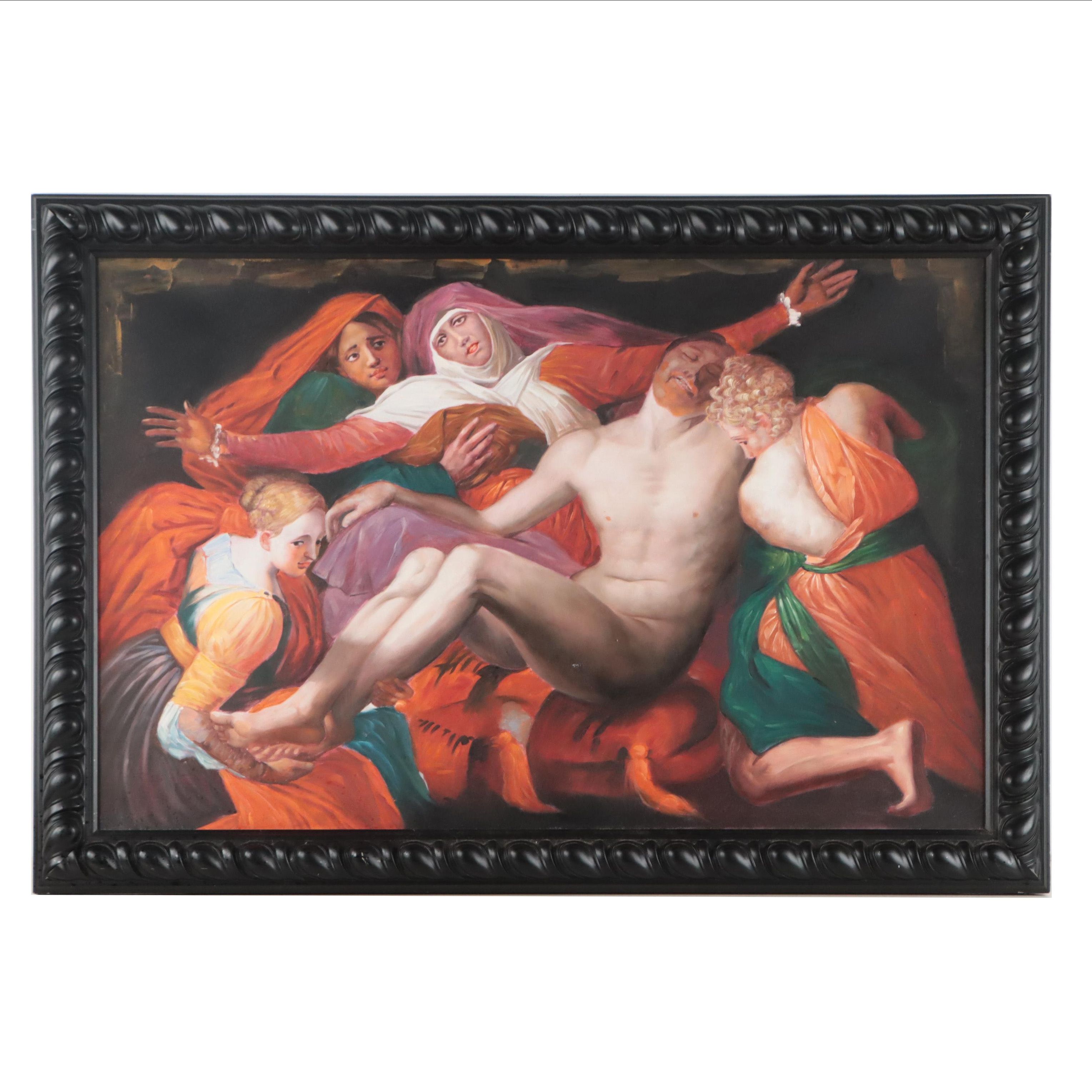 Oil Painting after "Pieta" by Rosso Fiorentino