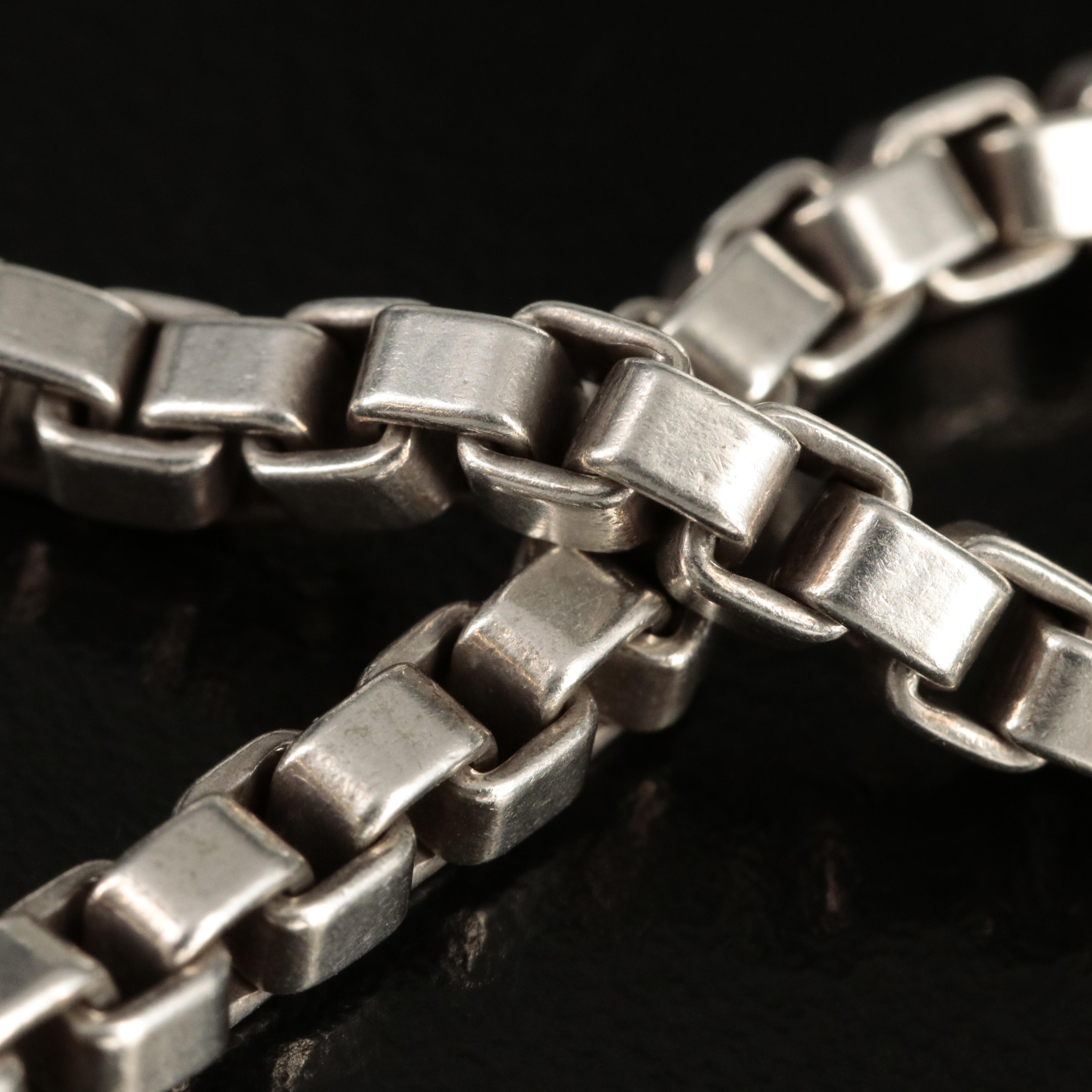 Tiffany & Co. "Venetian" Sterling Chain Bracelet