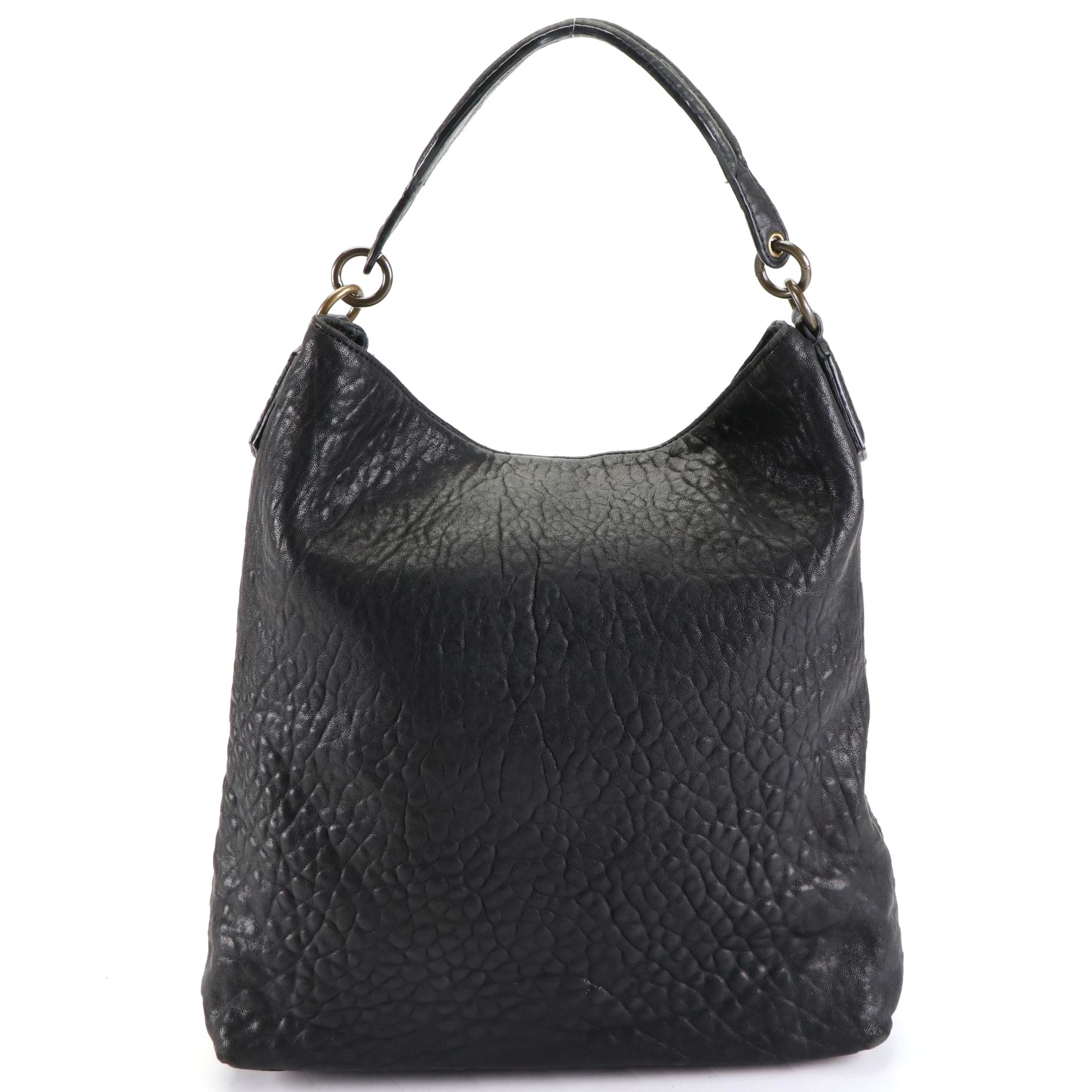 Alexander Wang Shoulder Bag in Leather with Studded Bottom