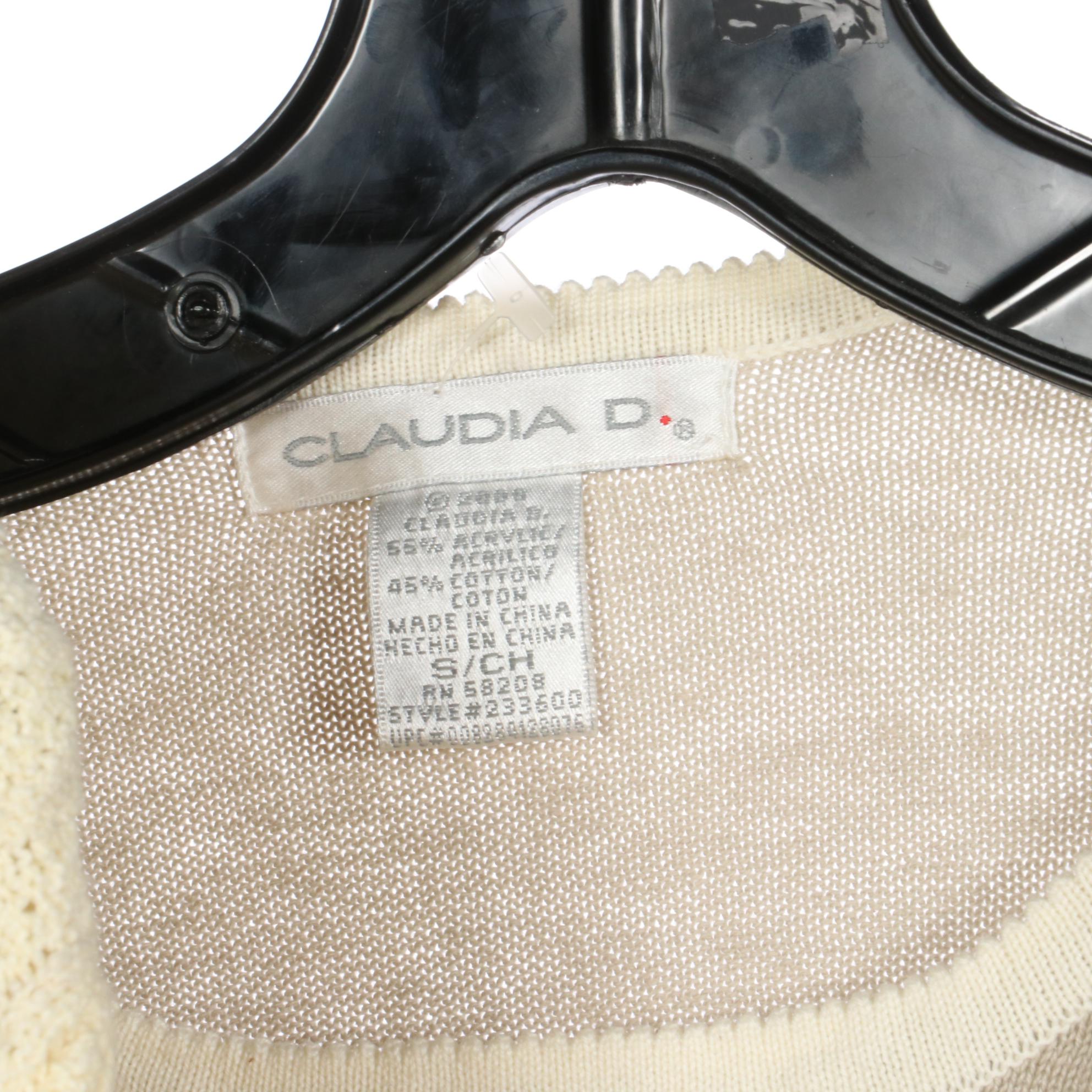 Liz Claiborne, Sweet Jessie, Karin Stevens, and More Knit & Crocheted Cardigans