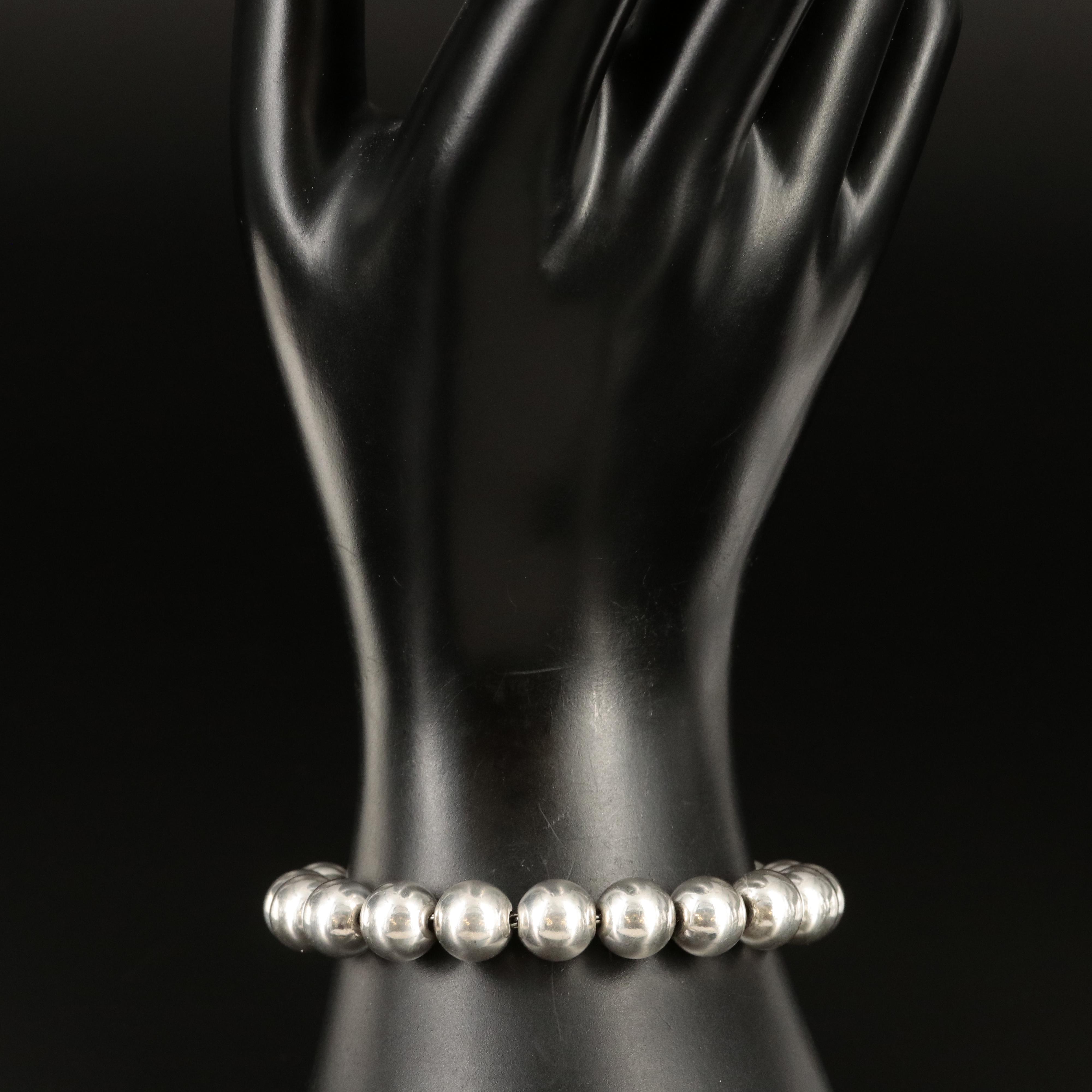 Tiffany & Co. "HardWear" Sterling Bead Bracelet