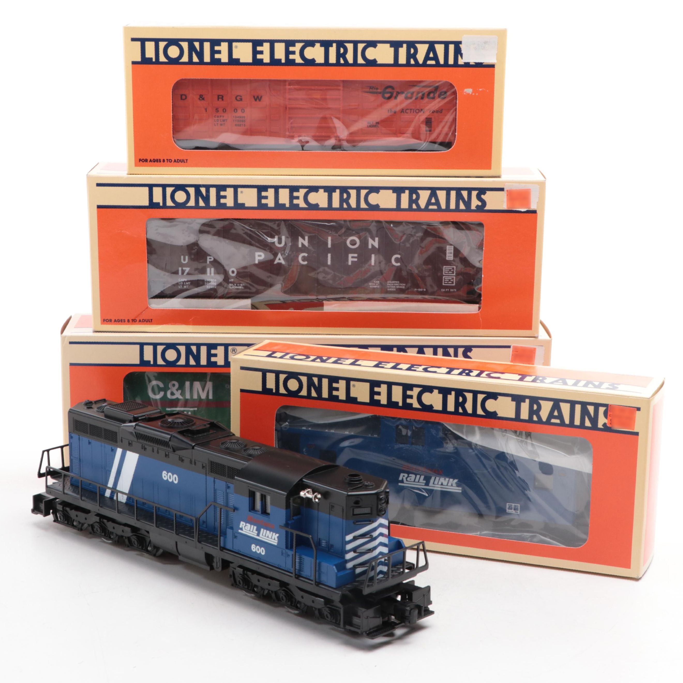 Lionel Trains Montana Rail Link, Denver & Rio Grande, More Boxcars and Cabooses