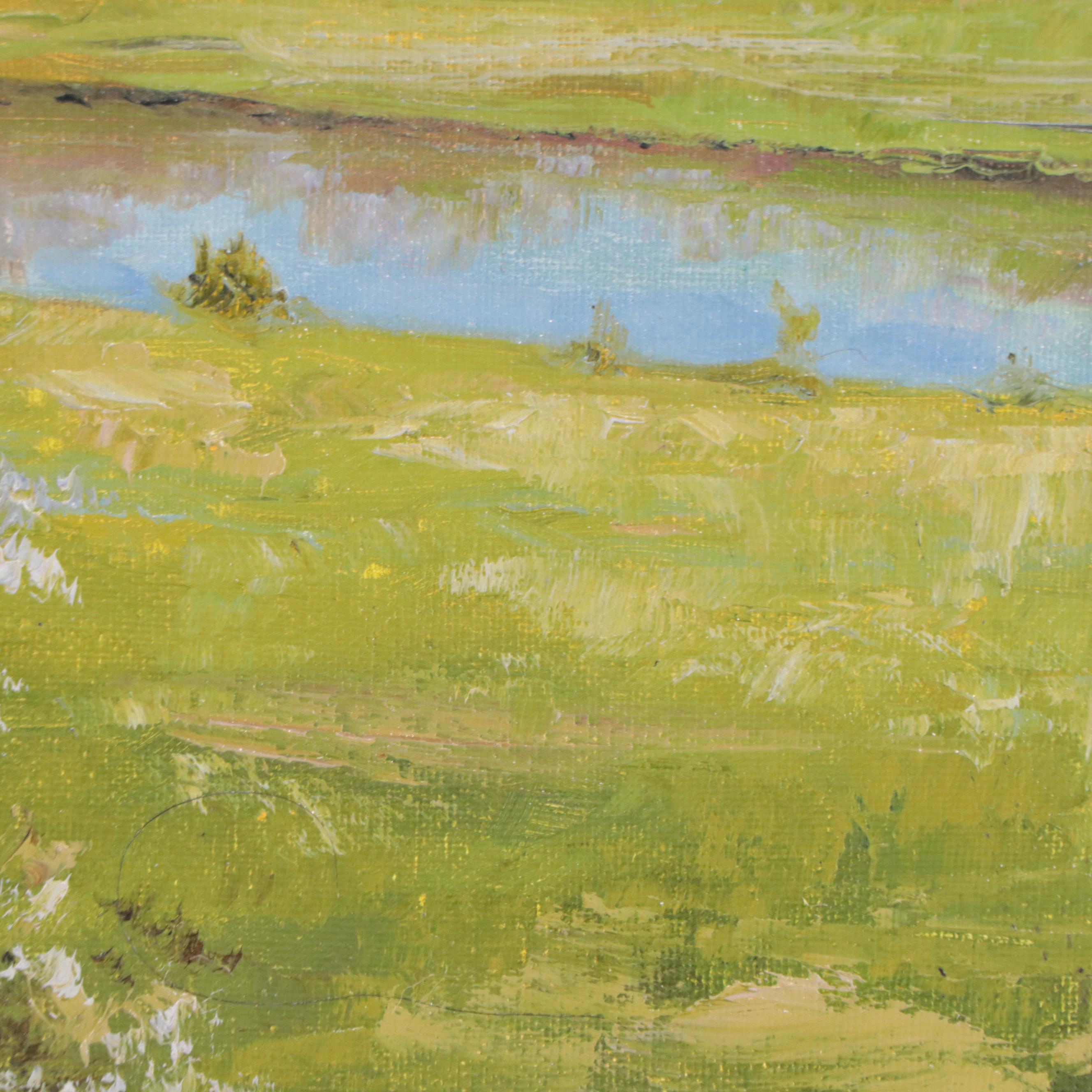 Garncarek Aleksander Oil Painting "Nad Rzeczką," 2022