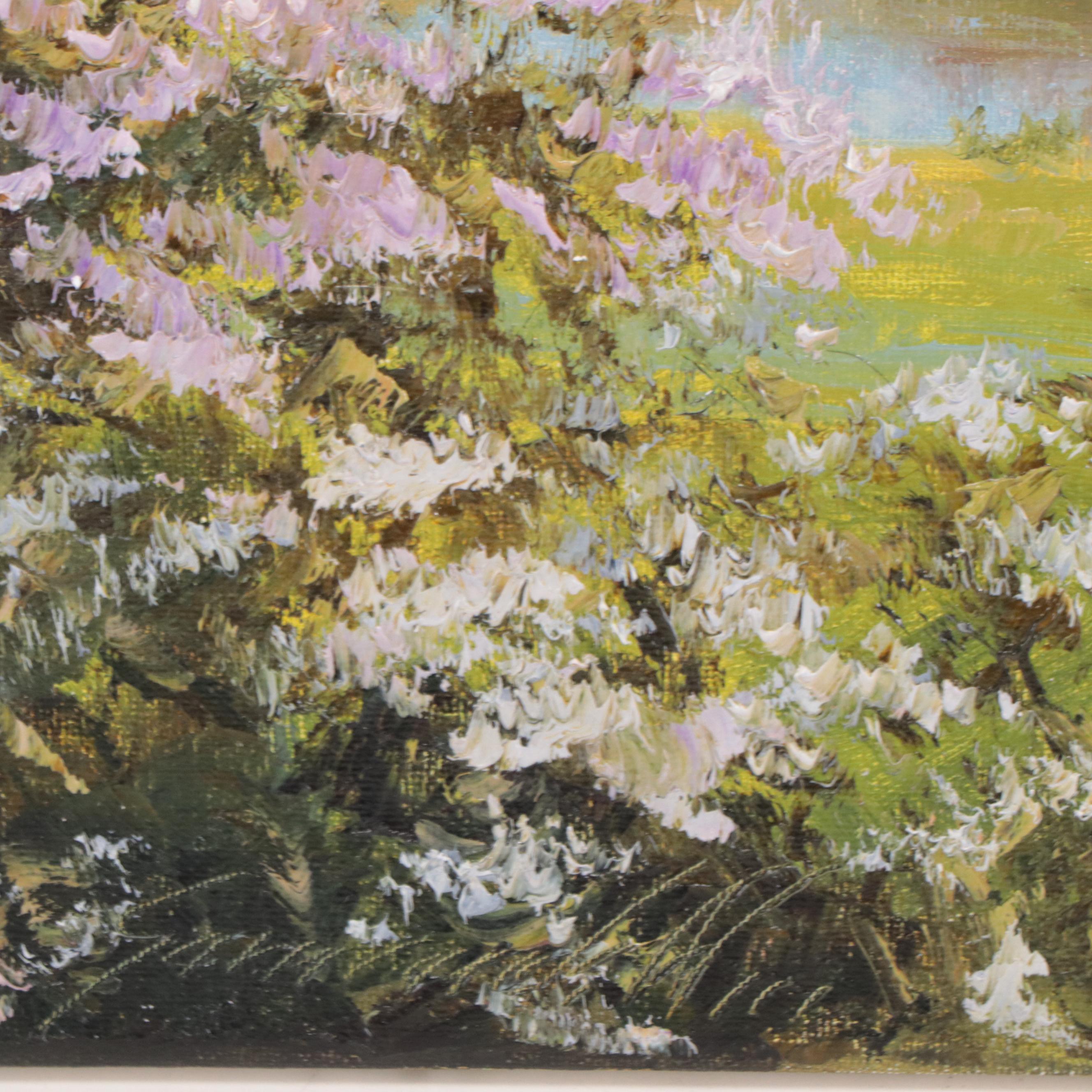 Garncarek Aleksander Oil Painting "Nad Rzeczką," 2022