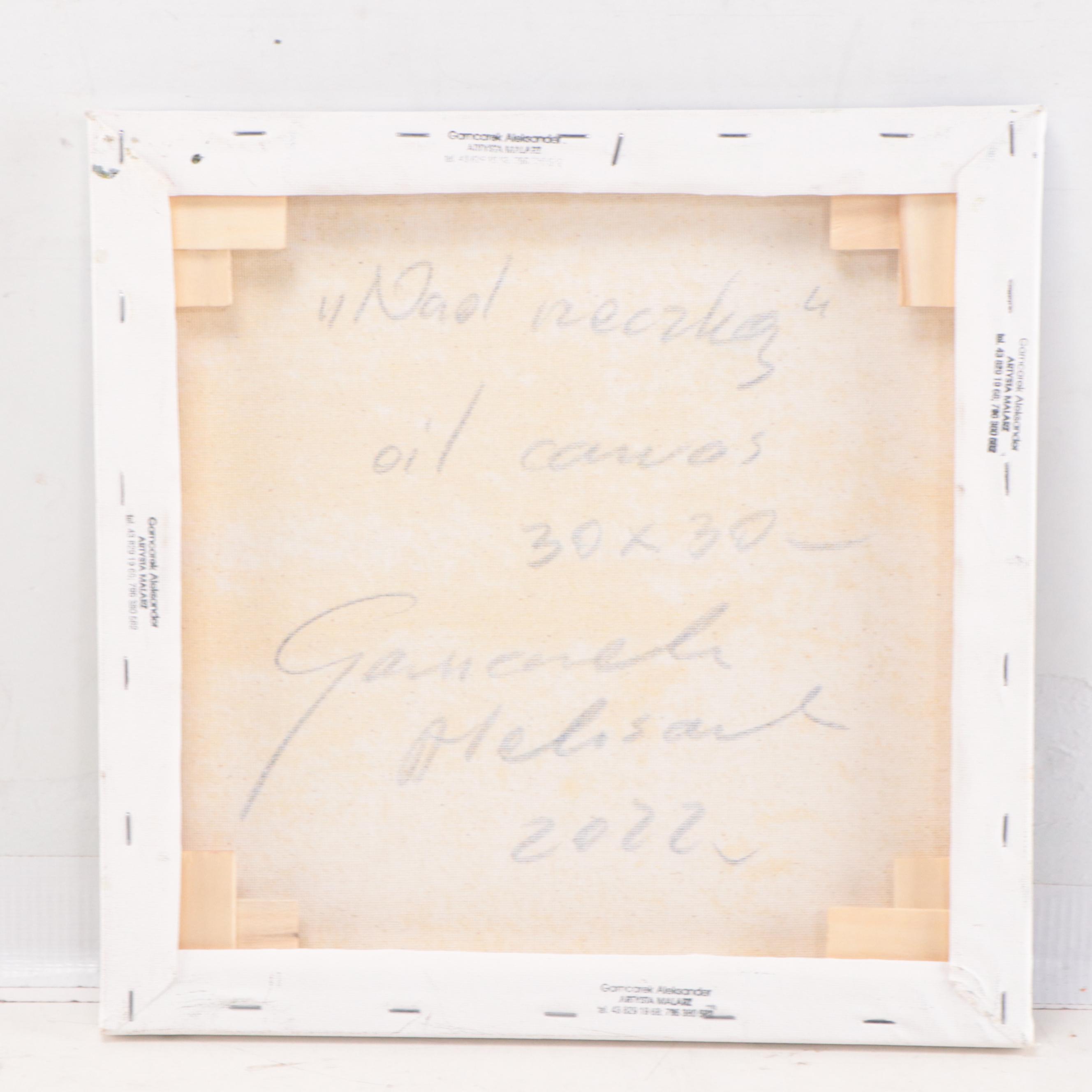 Garncarek Aleksander Oil Painting "Nad Rzeczką," 2022