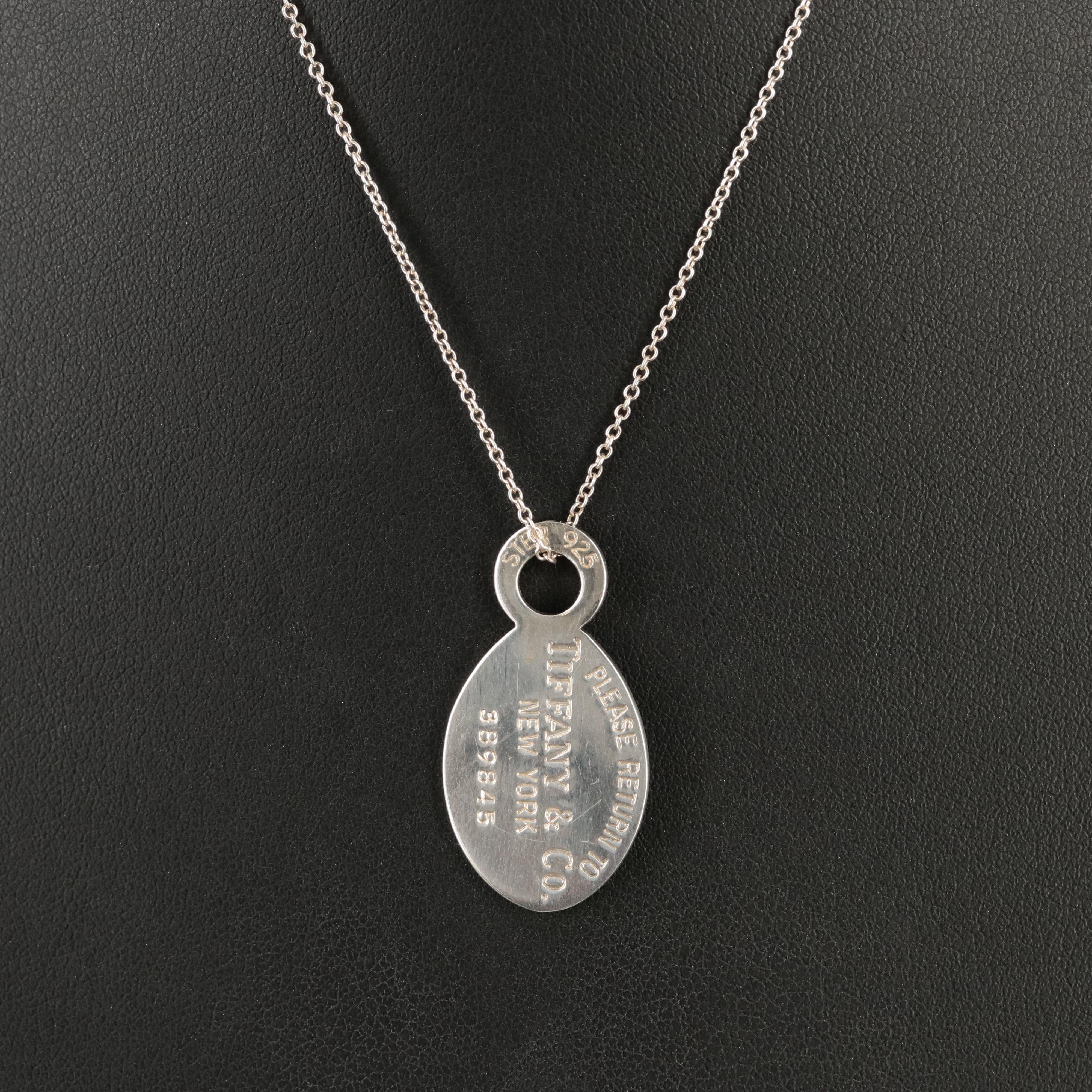 Tiffany & Co. "Return to Tiffany" Sterling Necklace