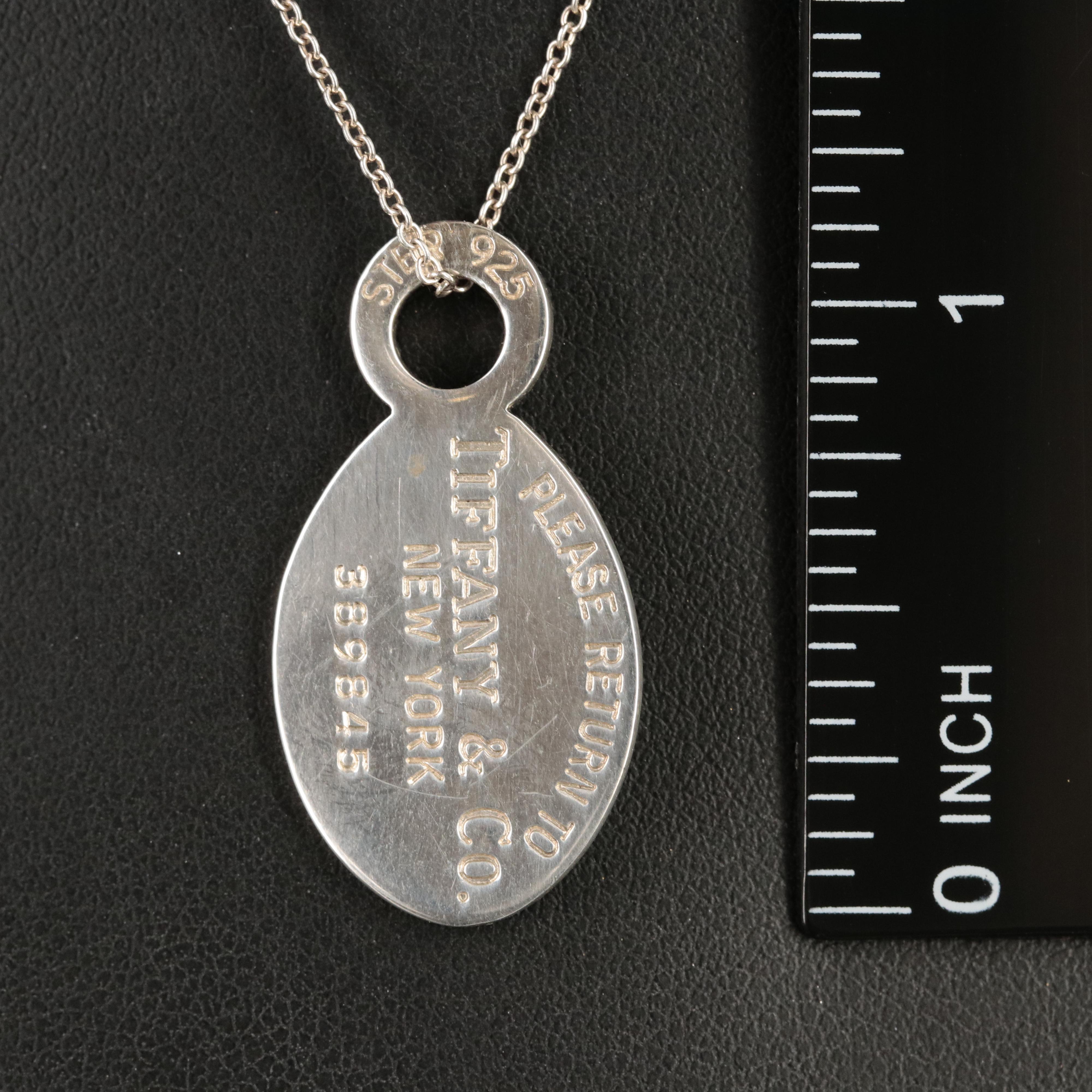 Tiffany & Co. "Return to Tiffany" Sterling Necklace