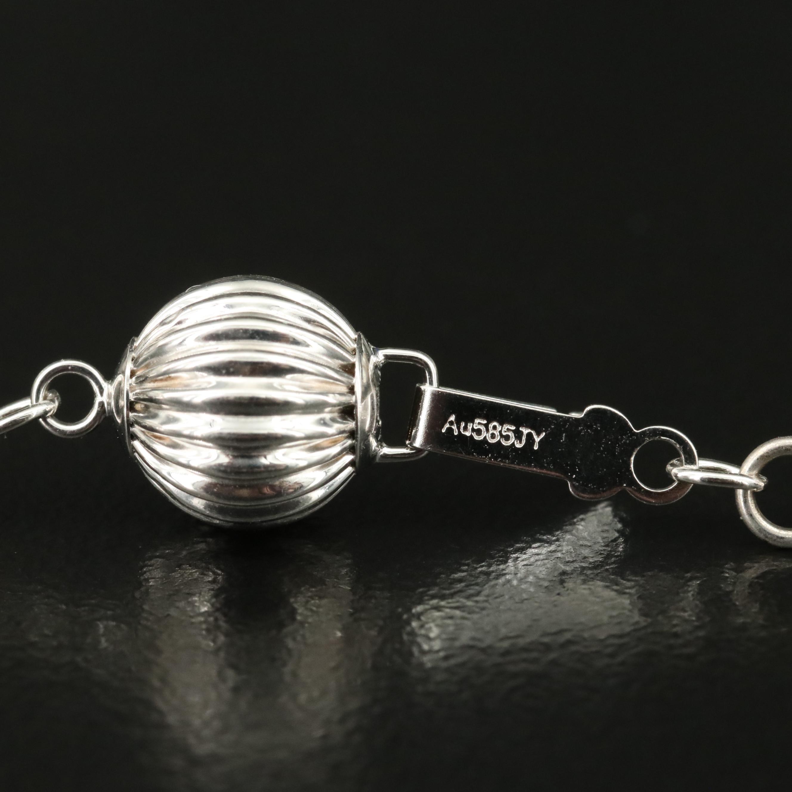 Baroque Pearl Necklace with 14K Clasp