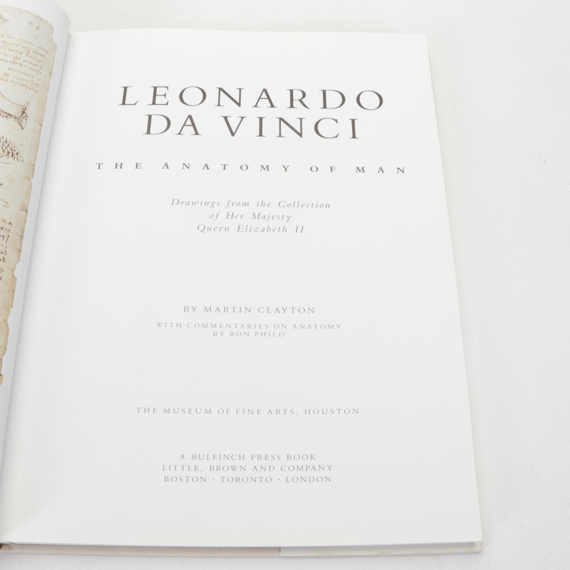 First Edition "Leonardo da Vinci" by Martin Clayton and More Art Books