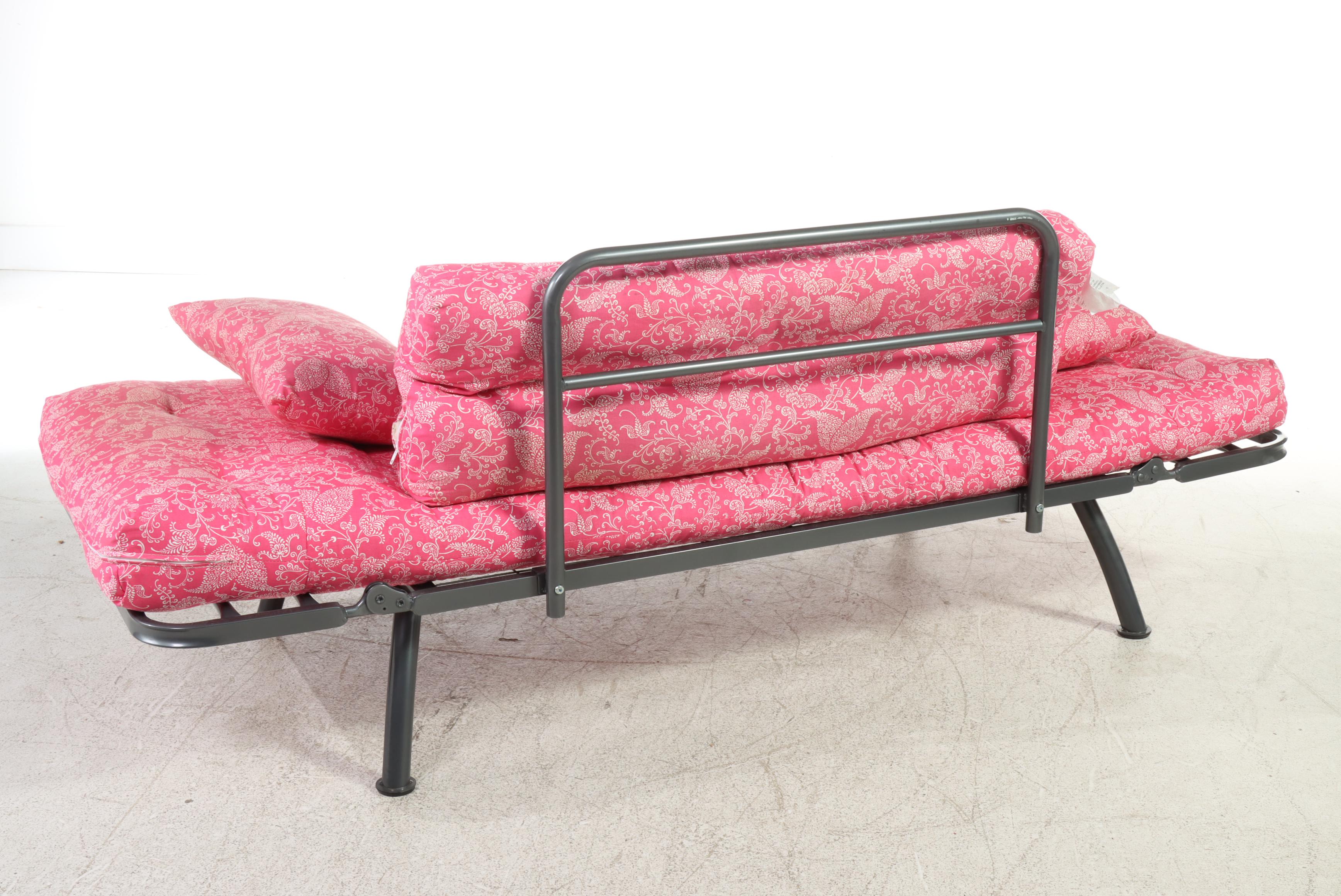 Folding Metal Settee and Daybed