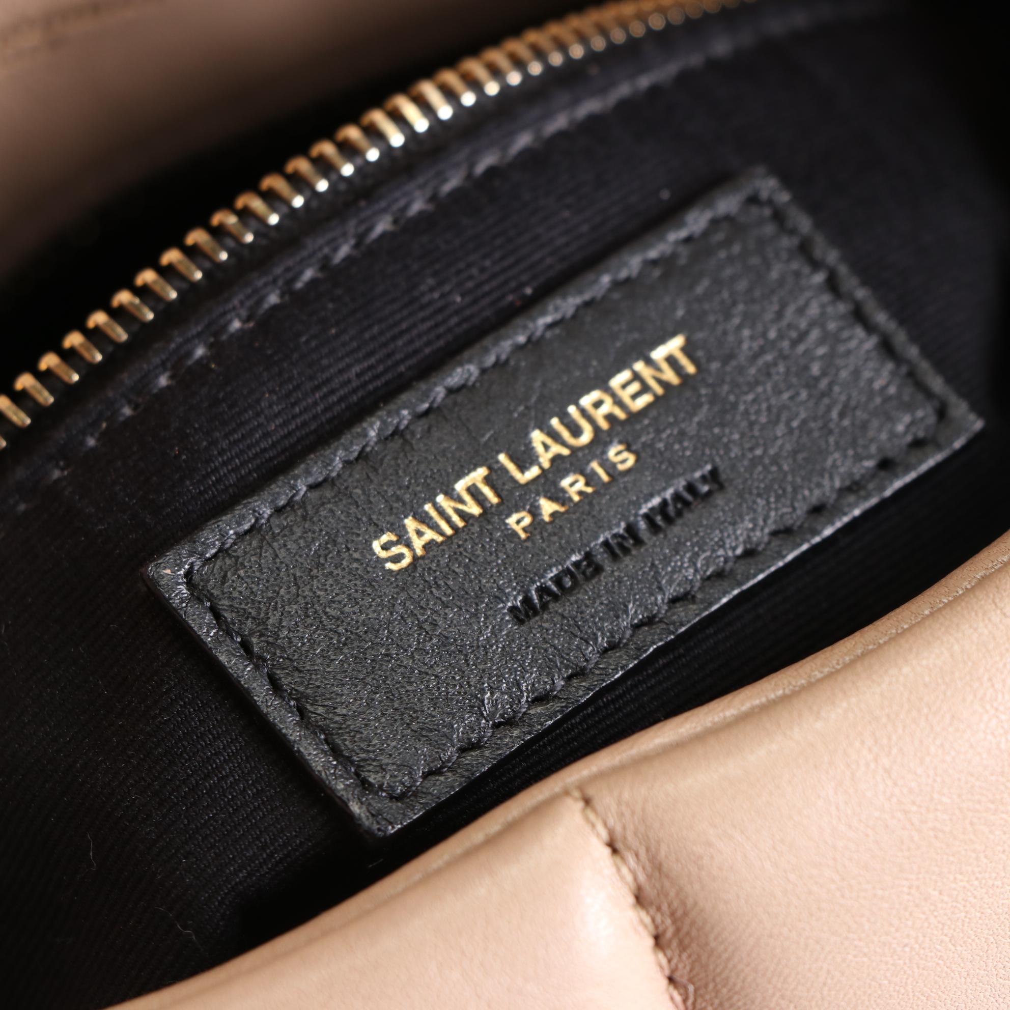 Saint Laurent Small LouLou Puffer Shoulder Bag in Quilted Lambskin