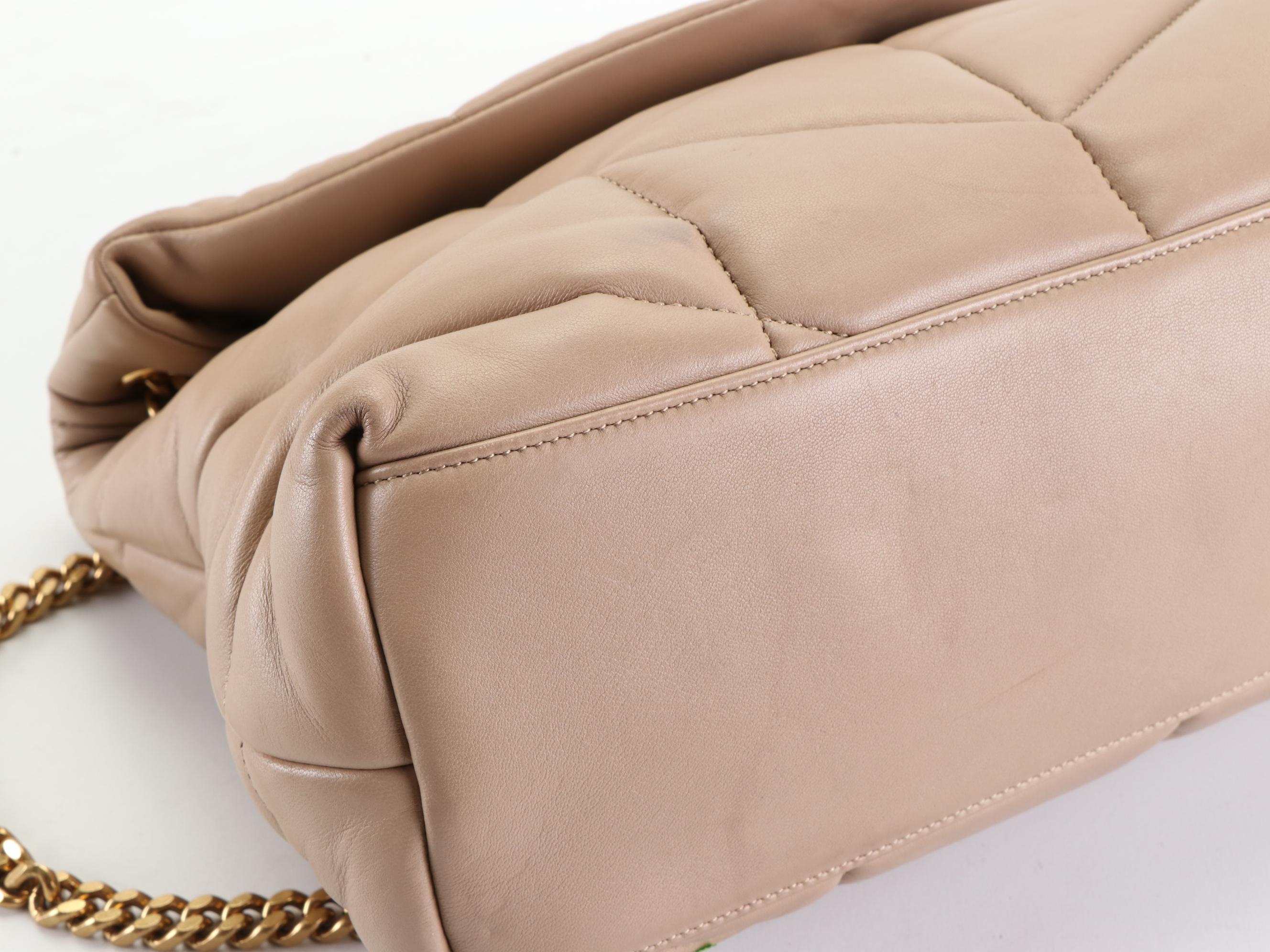 Saint Laurent Small LouLou Puffer Shoulder Bag in Quilted Lambskin