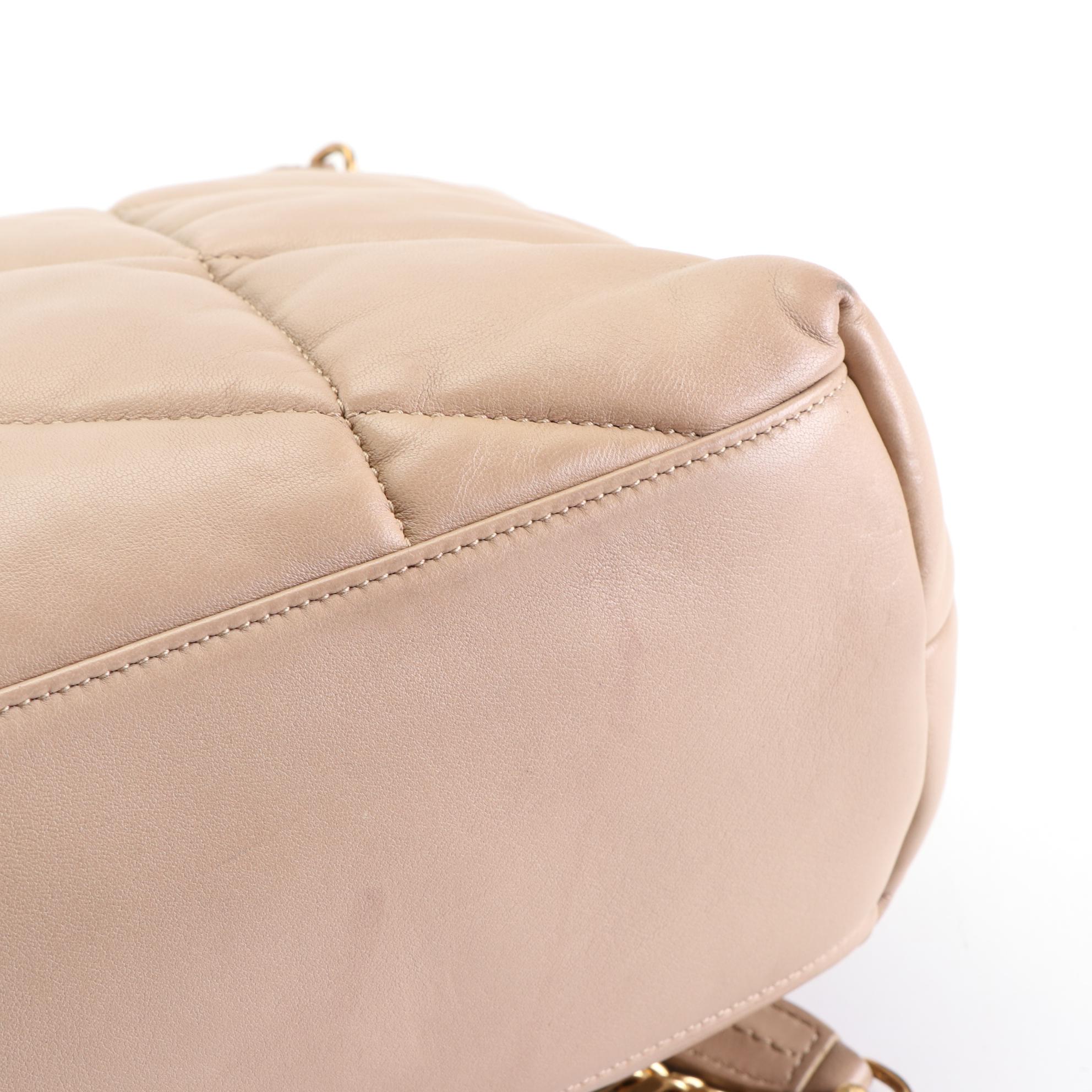 Saint Laurent Small LouLou Puffer Shoulder Bag in Quilted Lambskin