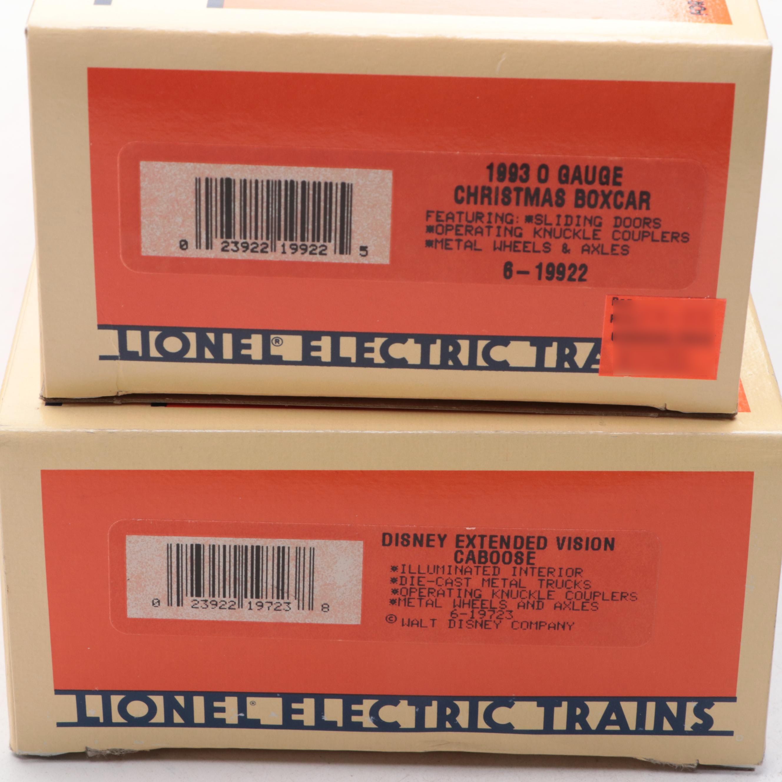 Lionel Disneyland 35th Anniversary Engine and Tender with Caboose and Boxcar