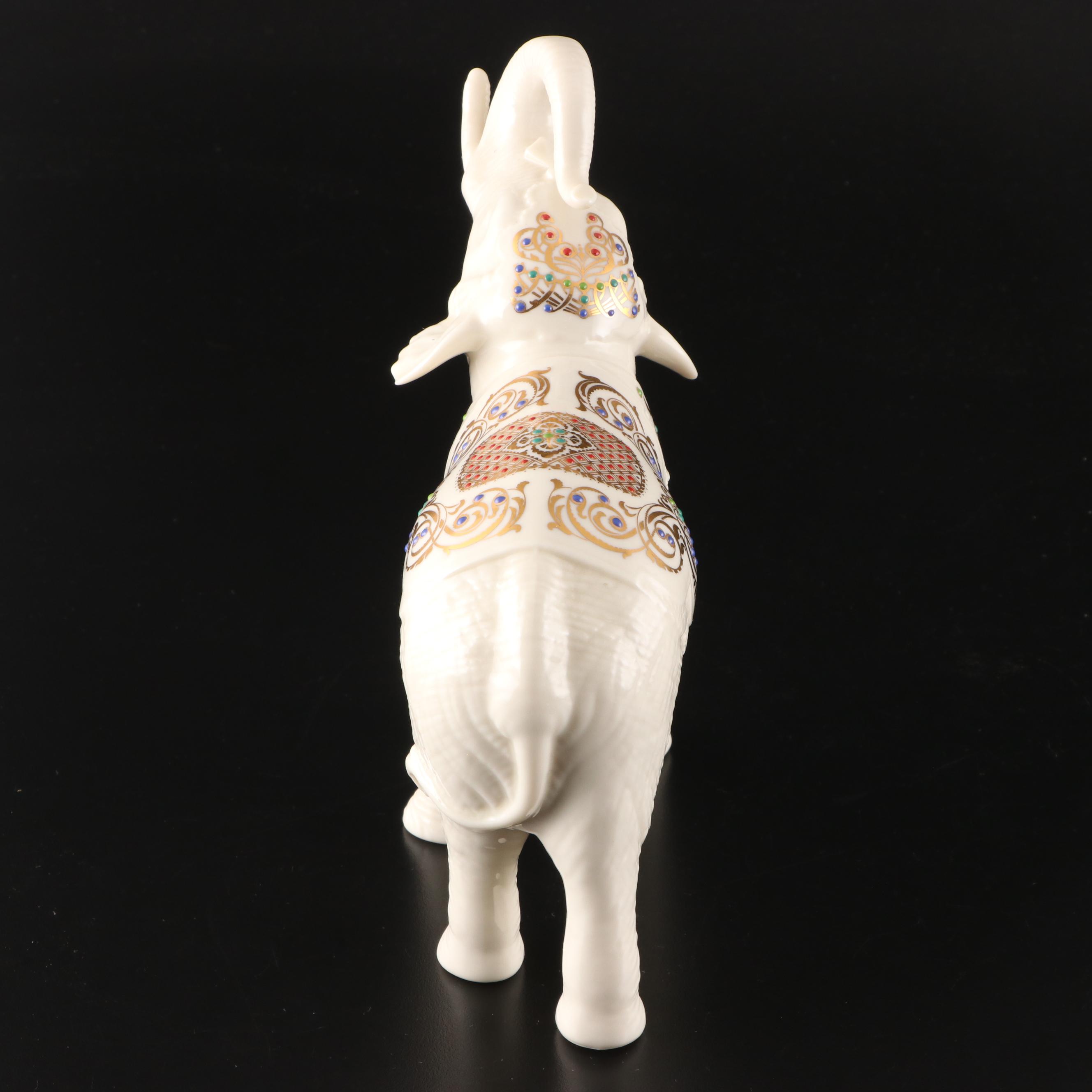 Lenox China Jewels Collection "Palace Elephant" Bone China Figurine, 1995