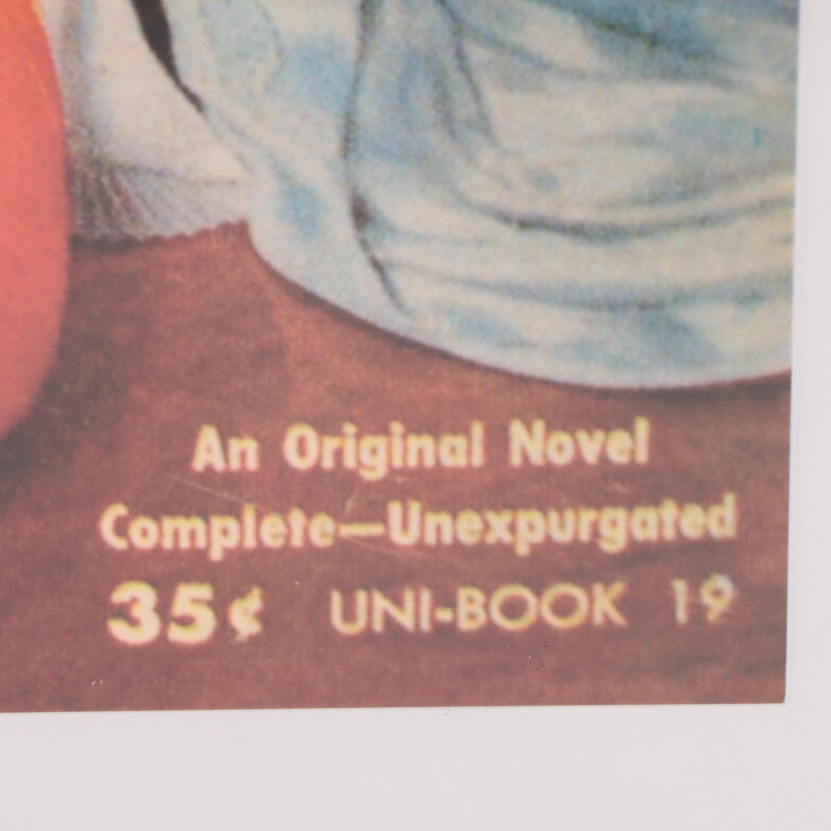 Offset Lithograph of Cannabis Propaganda Poster "Marijuana Girl"