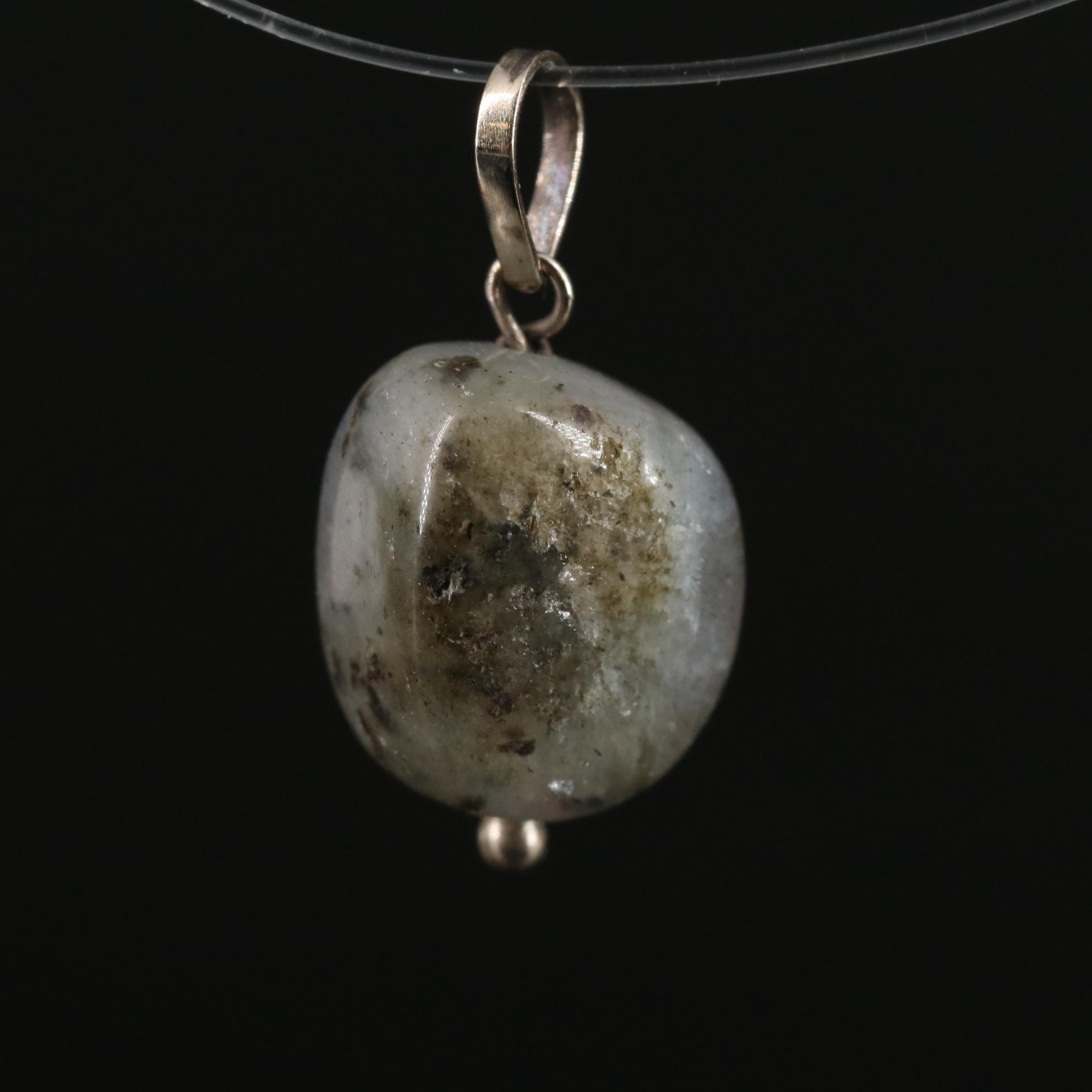 14K Labradorite Pendant