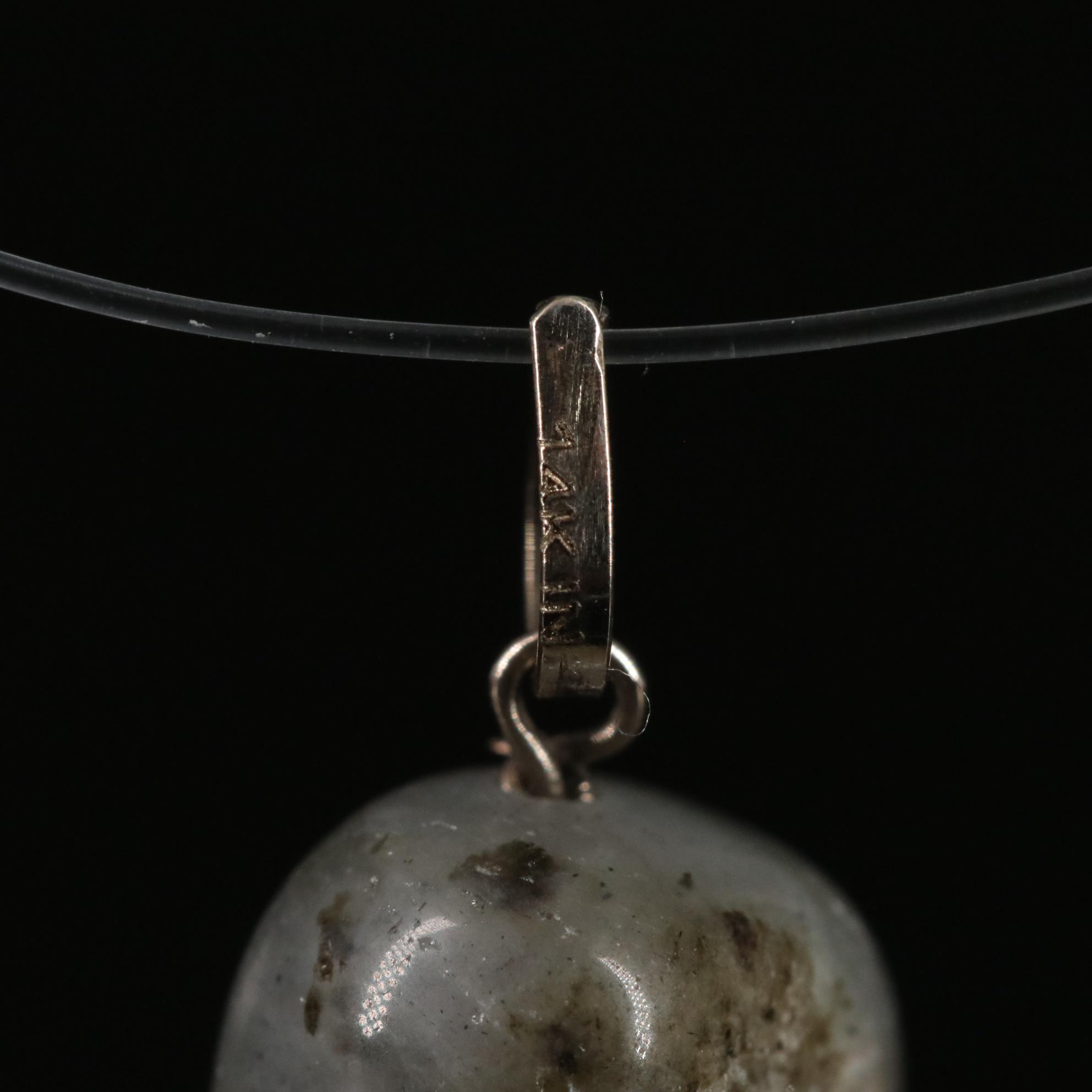 14K Labradorite Pendant