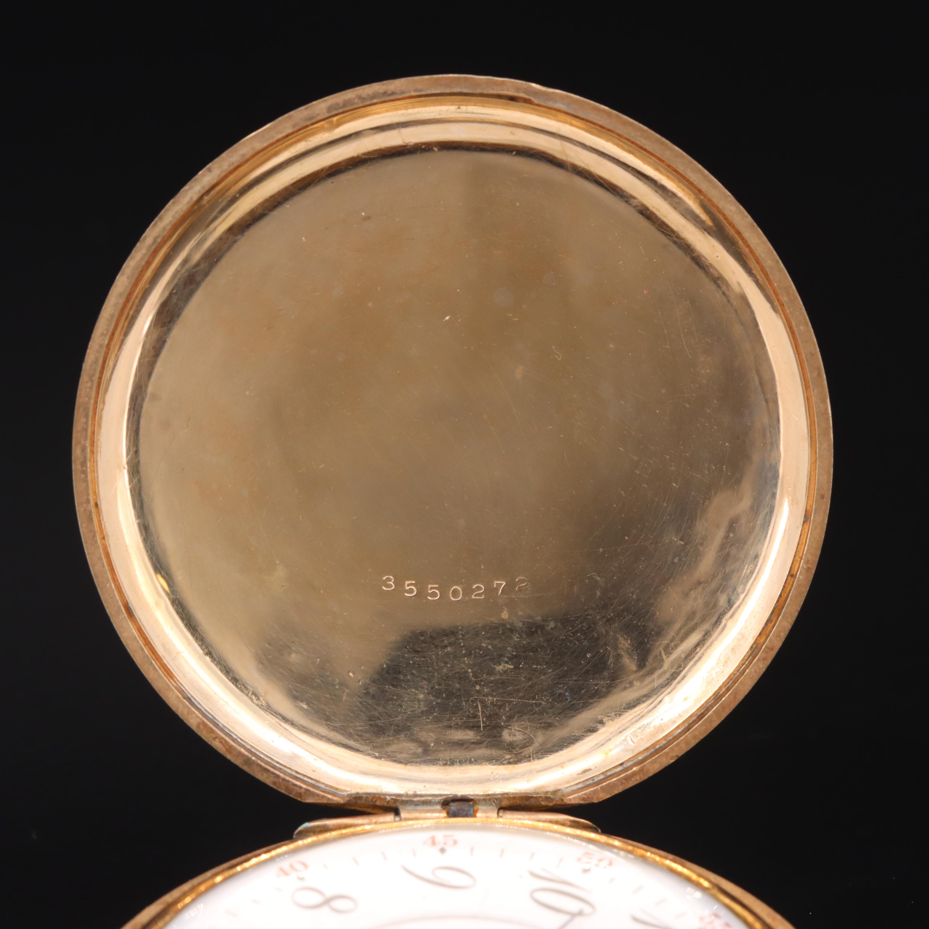 1910 Illinois Hunter Pocket Watch