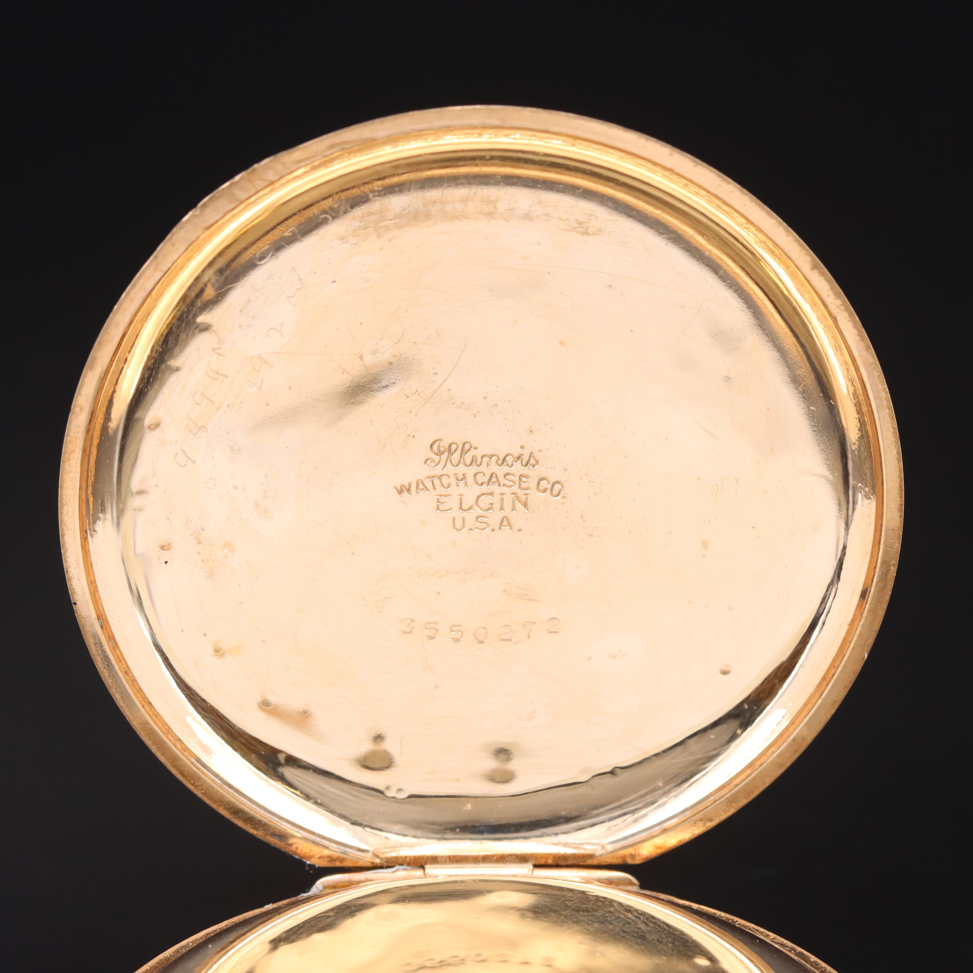 1910 Illinois Hunter Pocket Watch