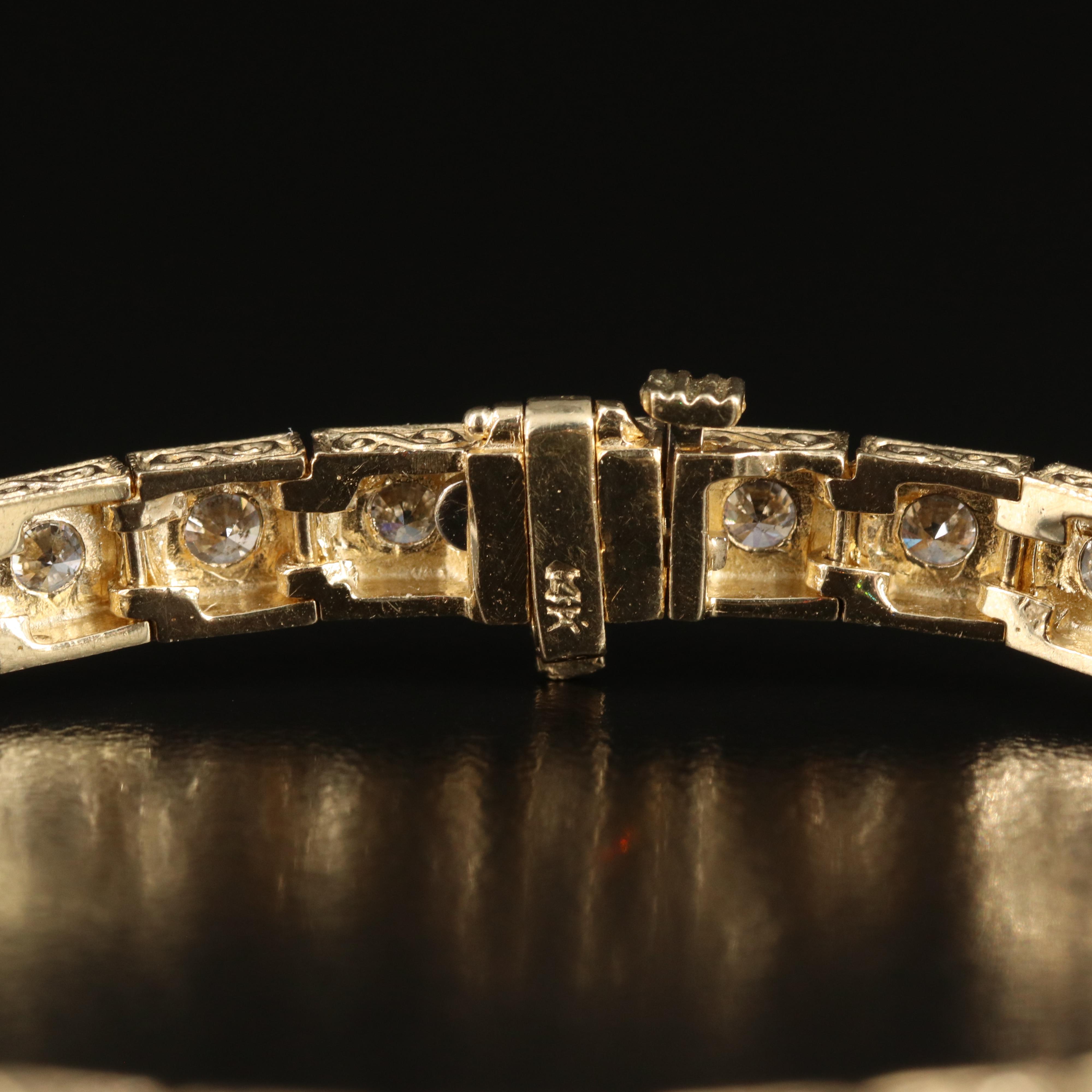 14K 5.88 CTW Diamond Line Bracelet