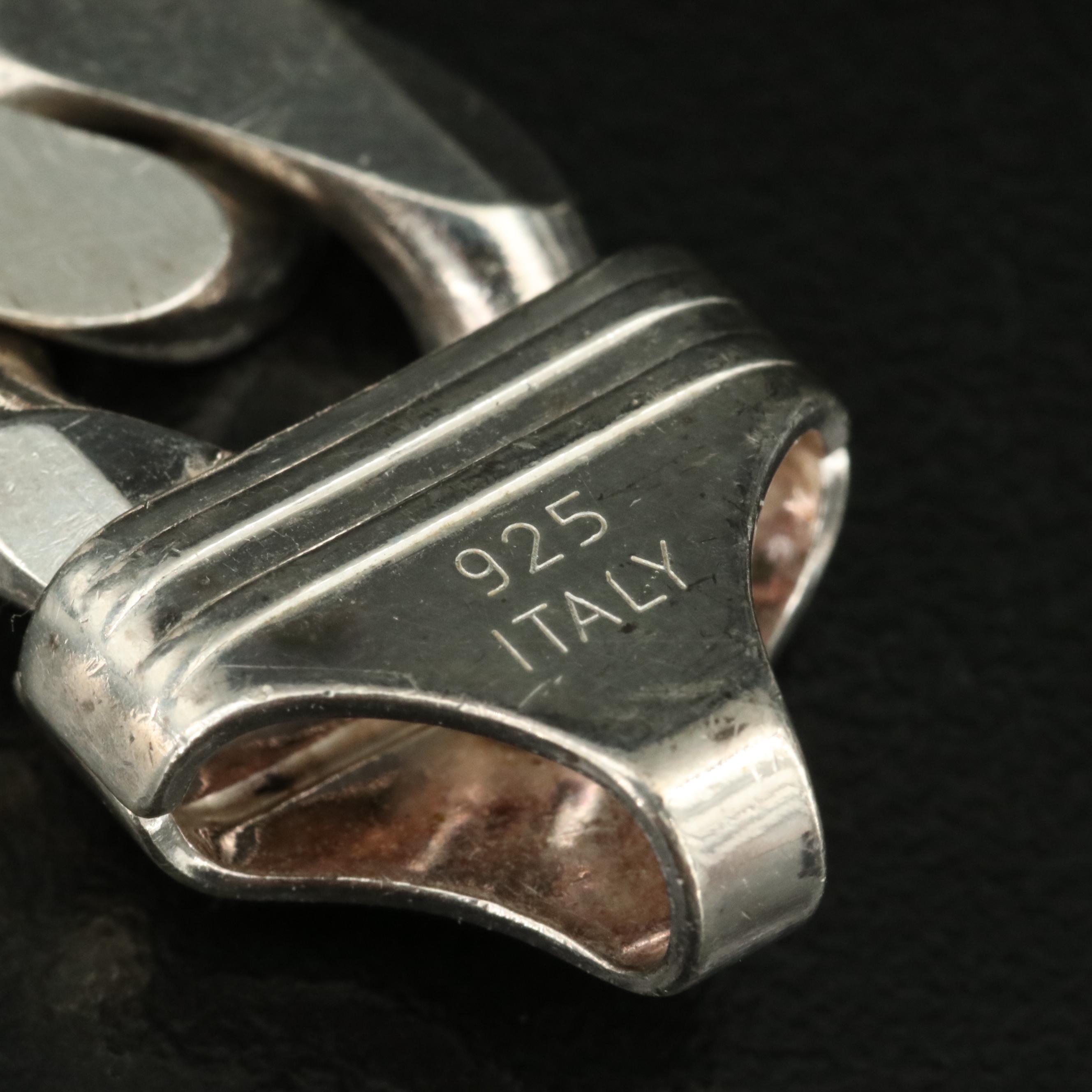 Italian Sterling Curb Link Bracelet