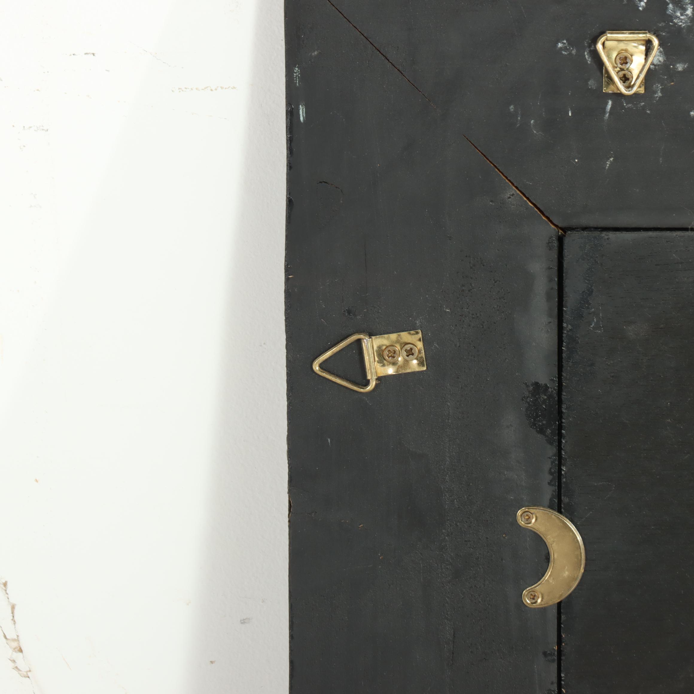 Pier 1 Imports Studded Faux-Leather Mirror