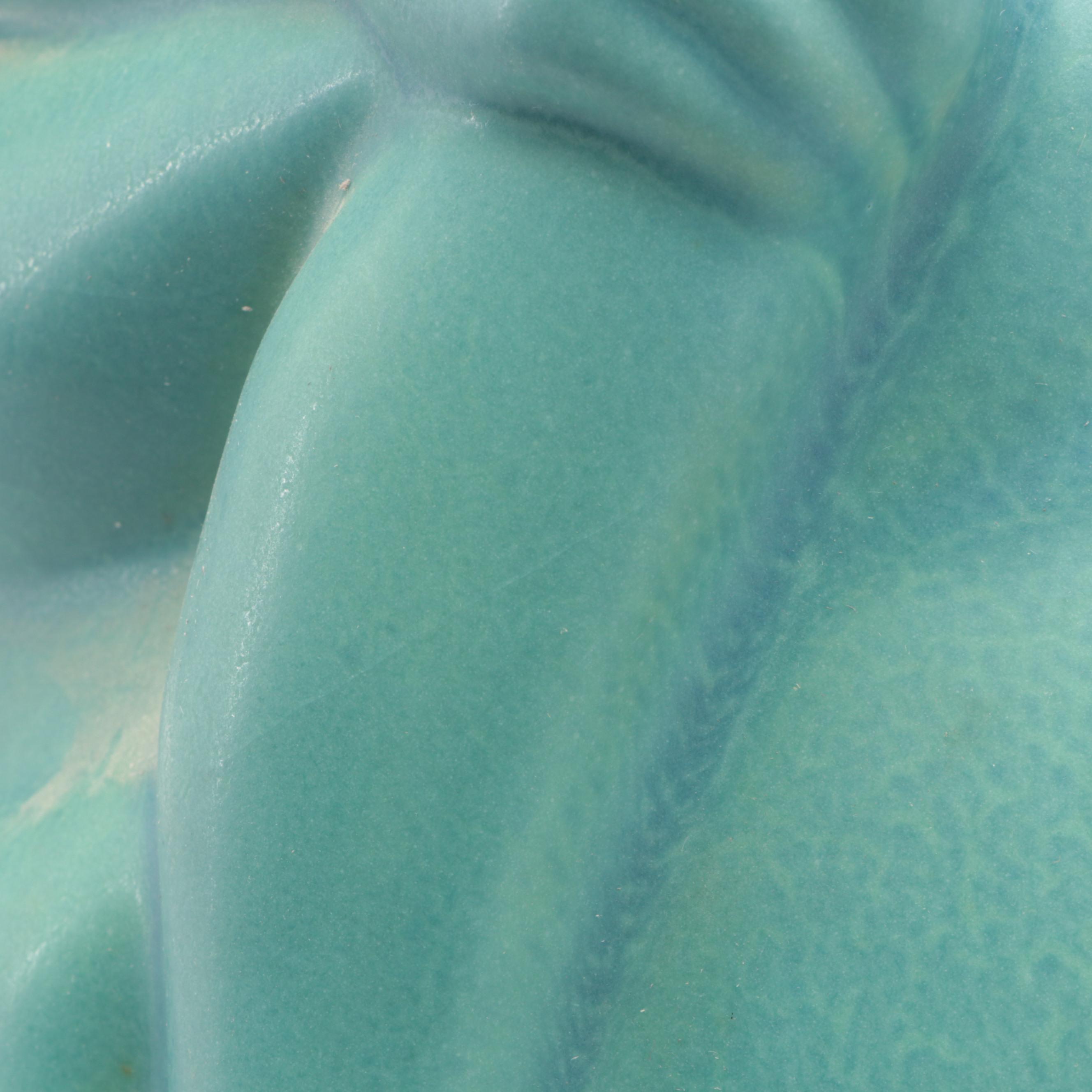 Van Briggle Pottery Ming Blue "Despondency" Vase, Late 20th Century