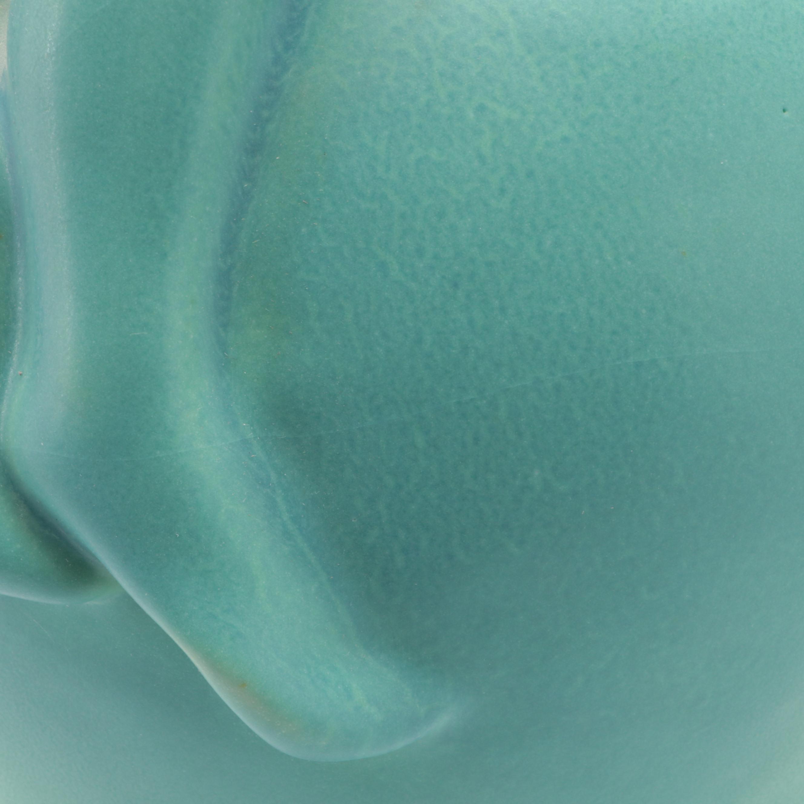 Van Briggle Pottery Ming Blue "Despondency" Vase, Late 20th Century