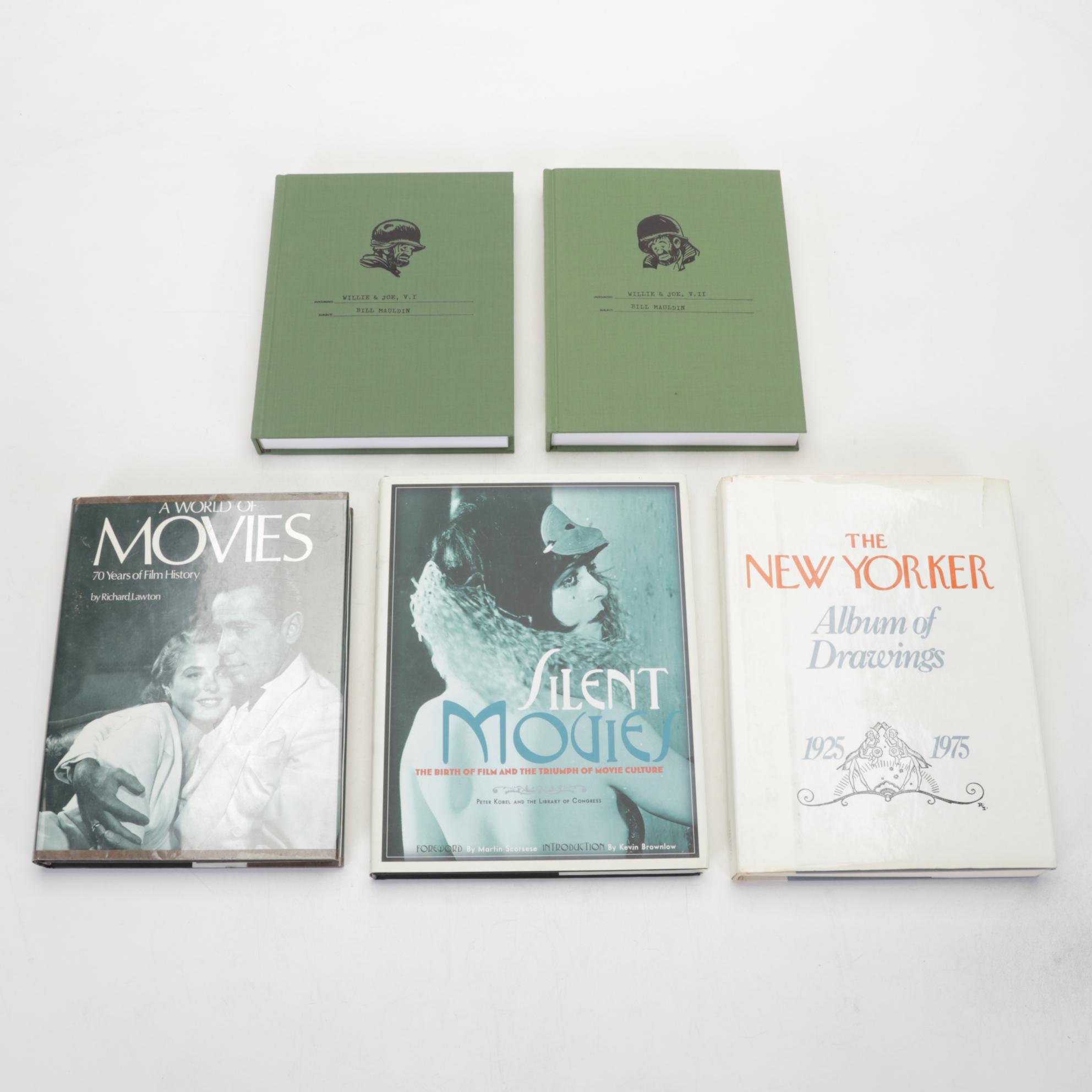 Cartoon and Movie Coffee Table Books Featuring "Willie & Joe" by Bill Mauldin