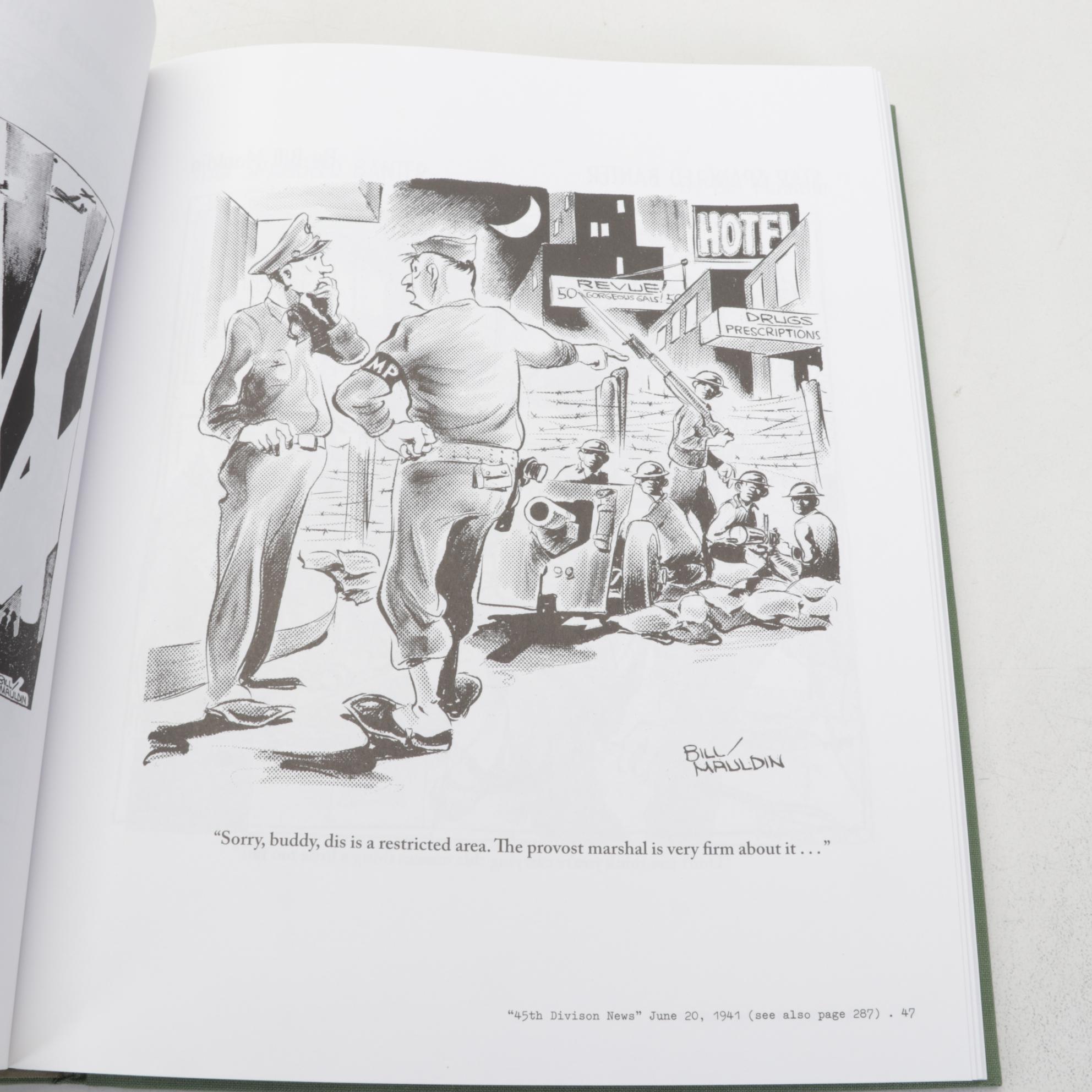Cartoon and Movie Coffee Table Books Featuring "Willie & Joe" by Bill Mauldin