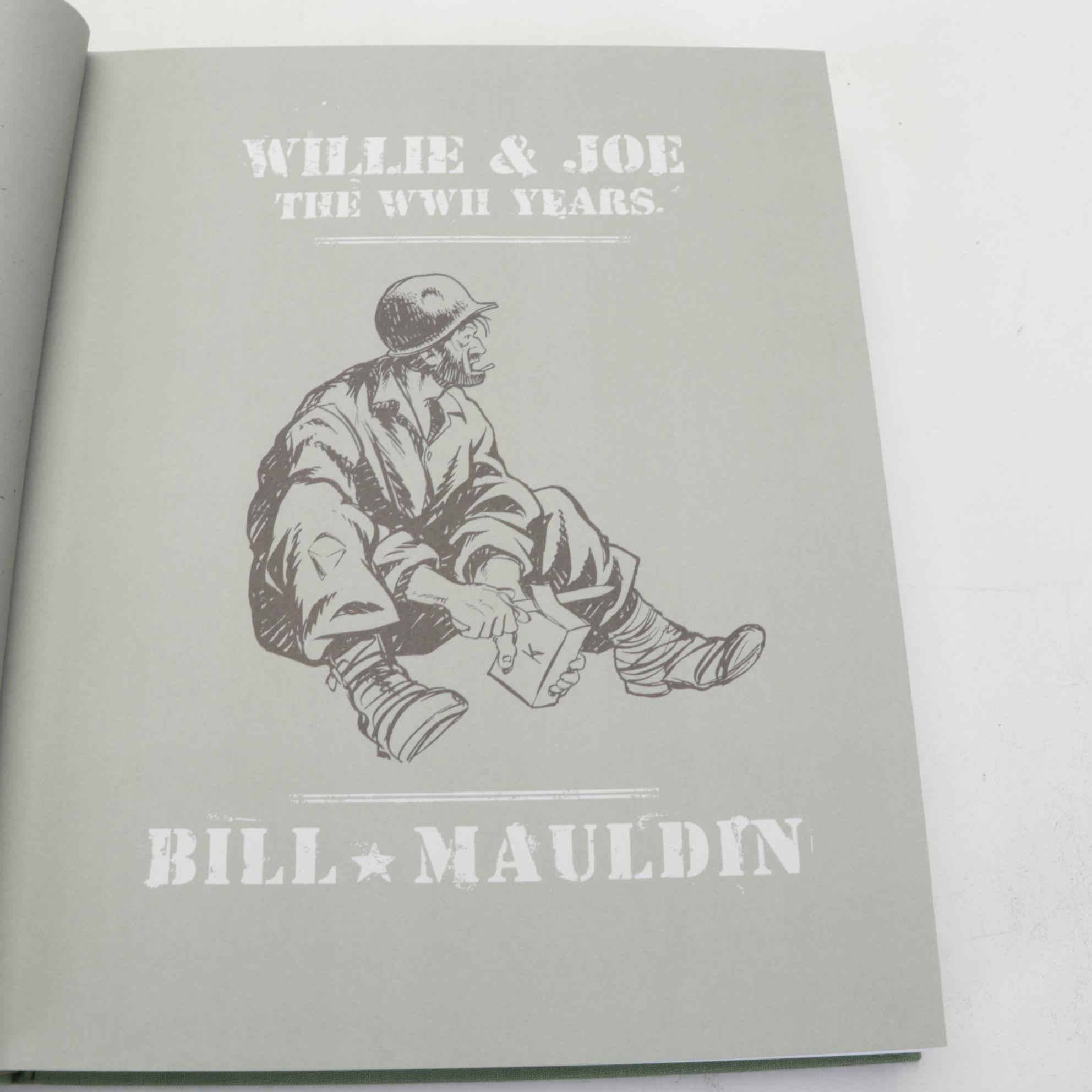 Cartoon and Movie Coffee Table Books Featuring "Willie & Joe" by Bill Mauldin