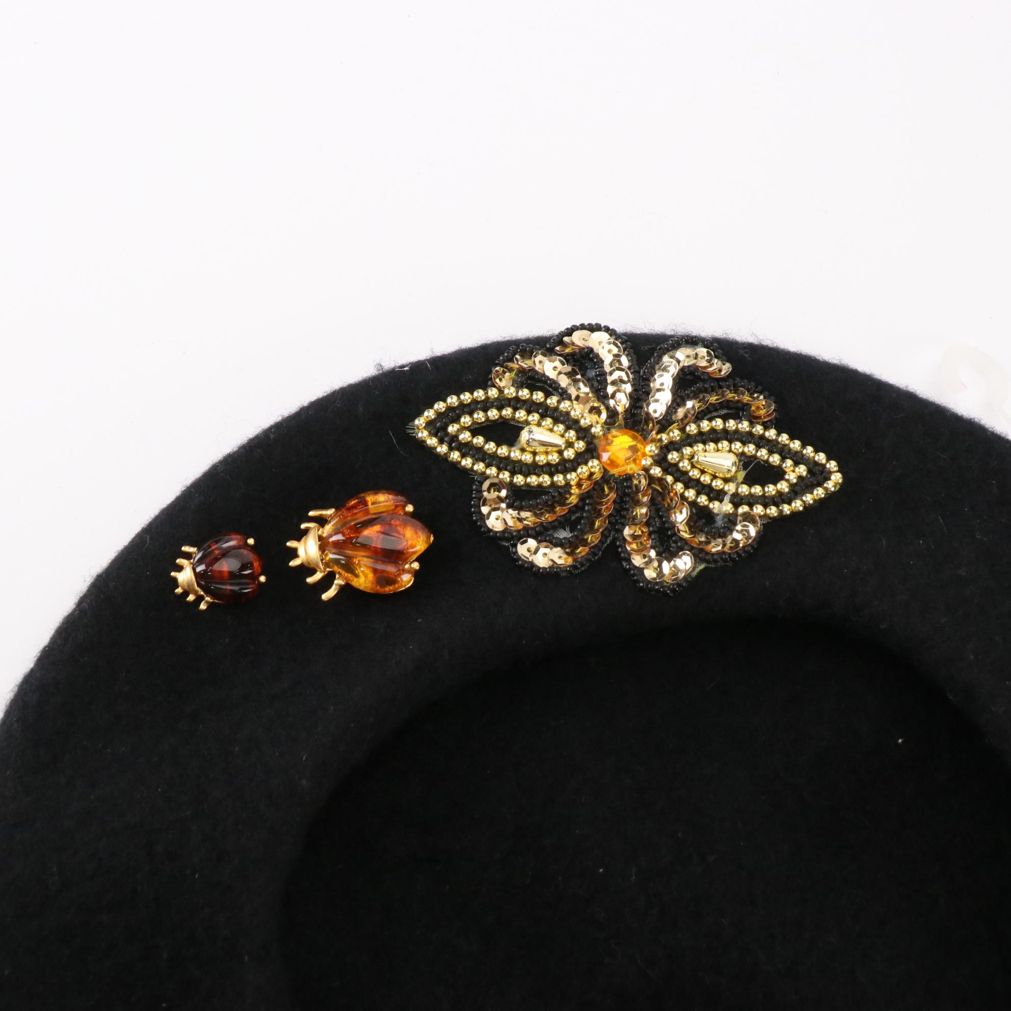 Doeskin, Georgi, and Glenover Felt Hats with Arlin Embellished Beret & Other Hat