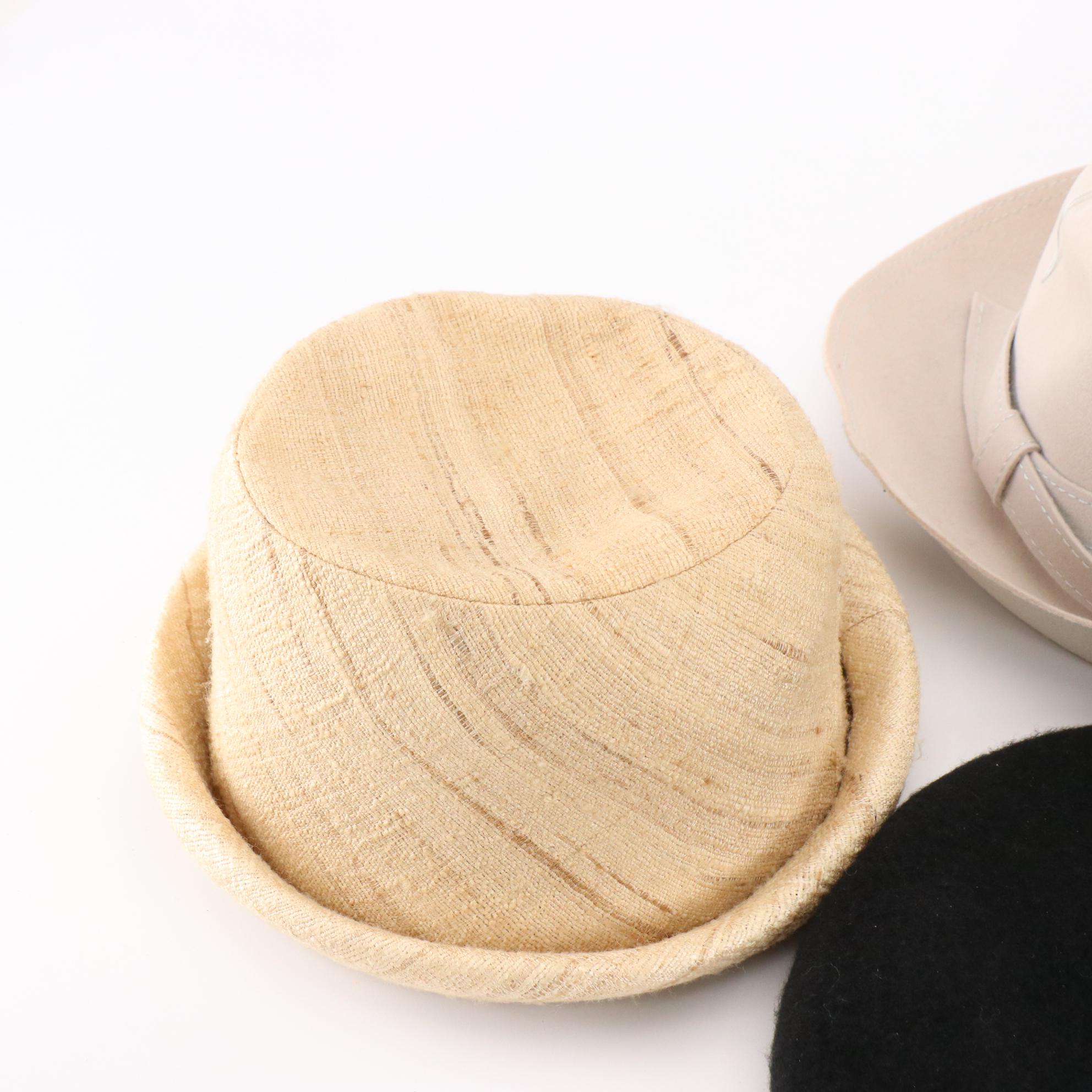 Doeskin, Georgi, and Glenover Felt Hats with Arlin Embellished Beret & Other Hat