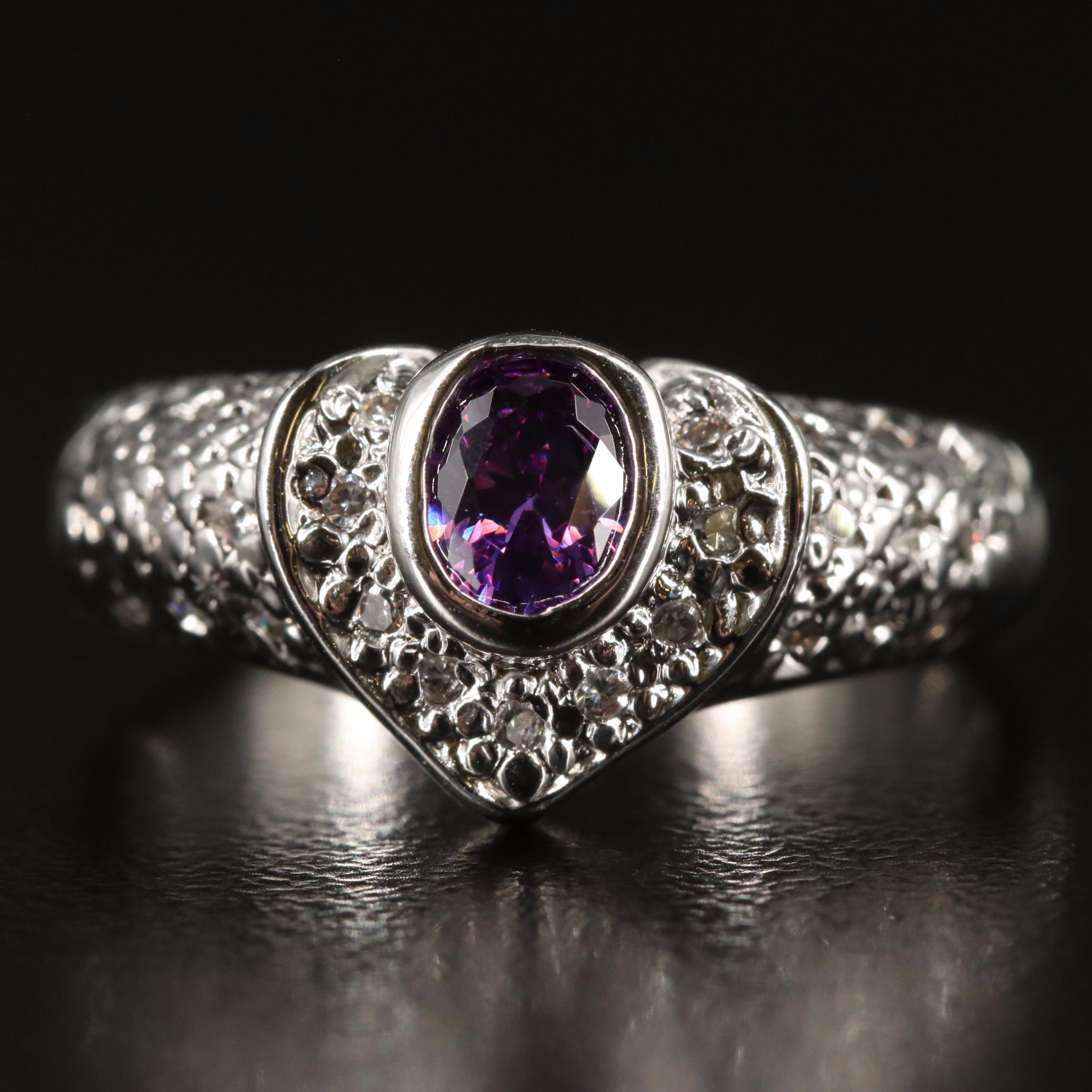 Sterling Cubic Zirconia Ring