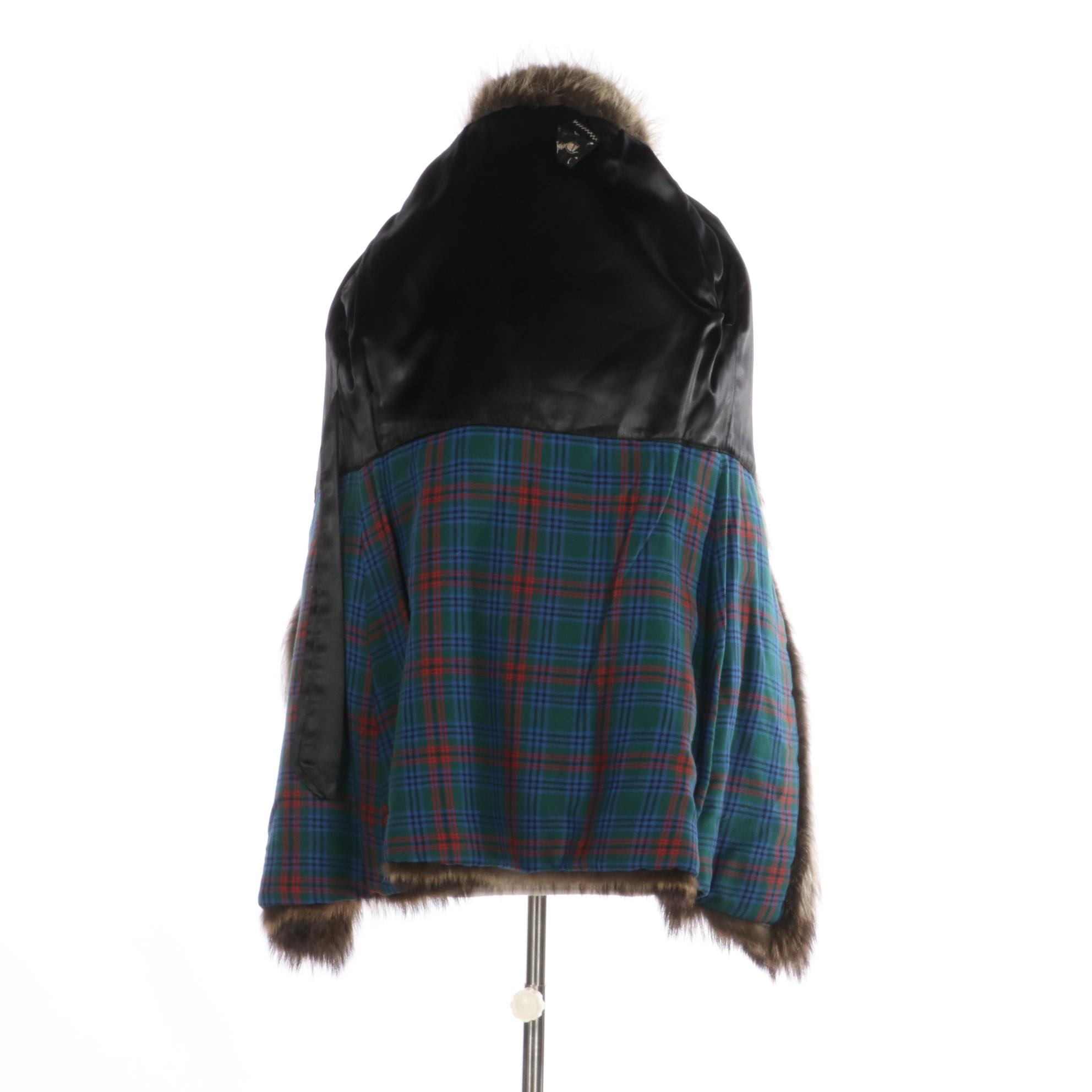 Raccoon Fur Stroller Coat from Duplers Furs