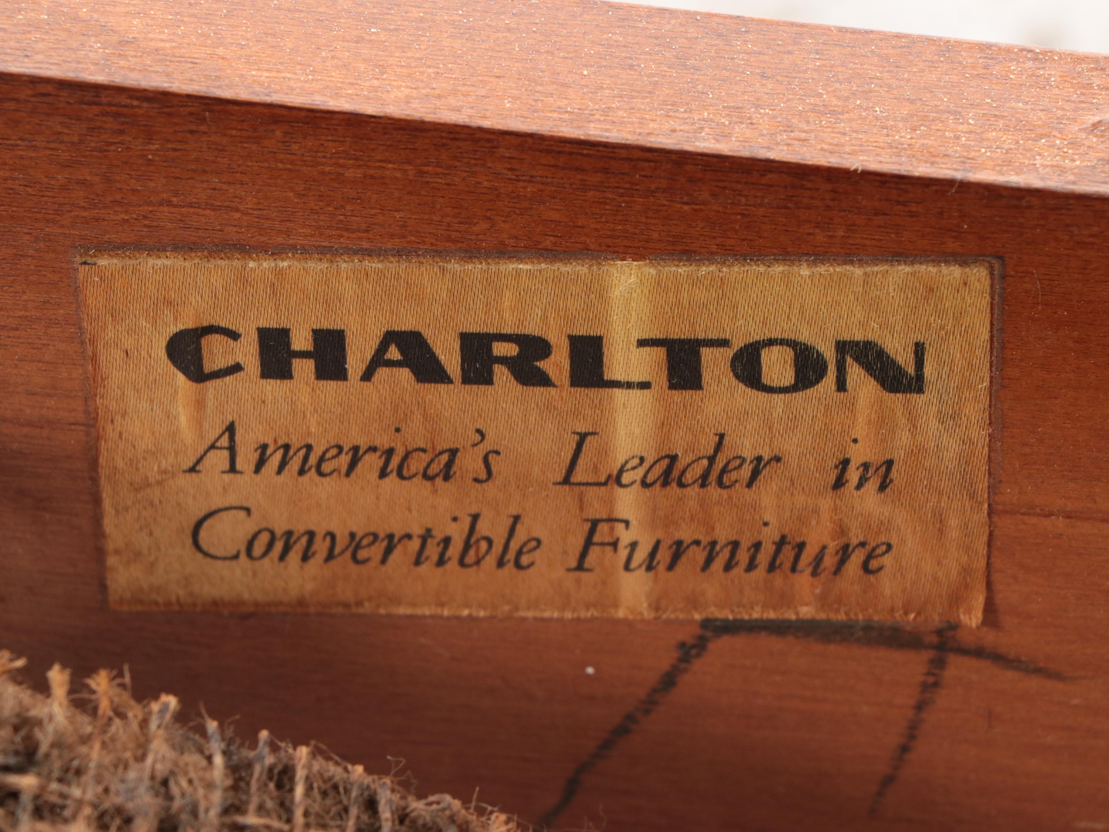 Charlton Colonial Style Maple Wingback Lounge Chair, Mid-20th Century