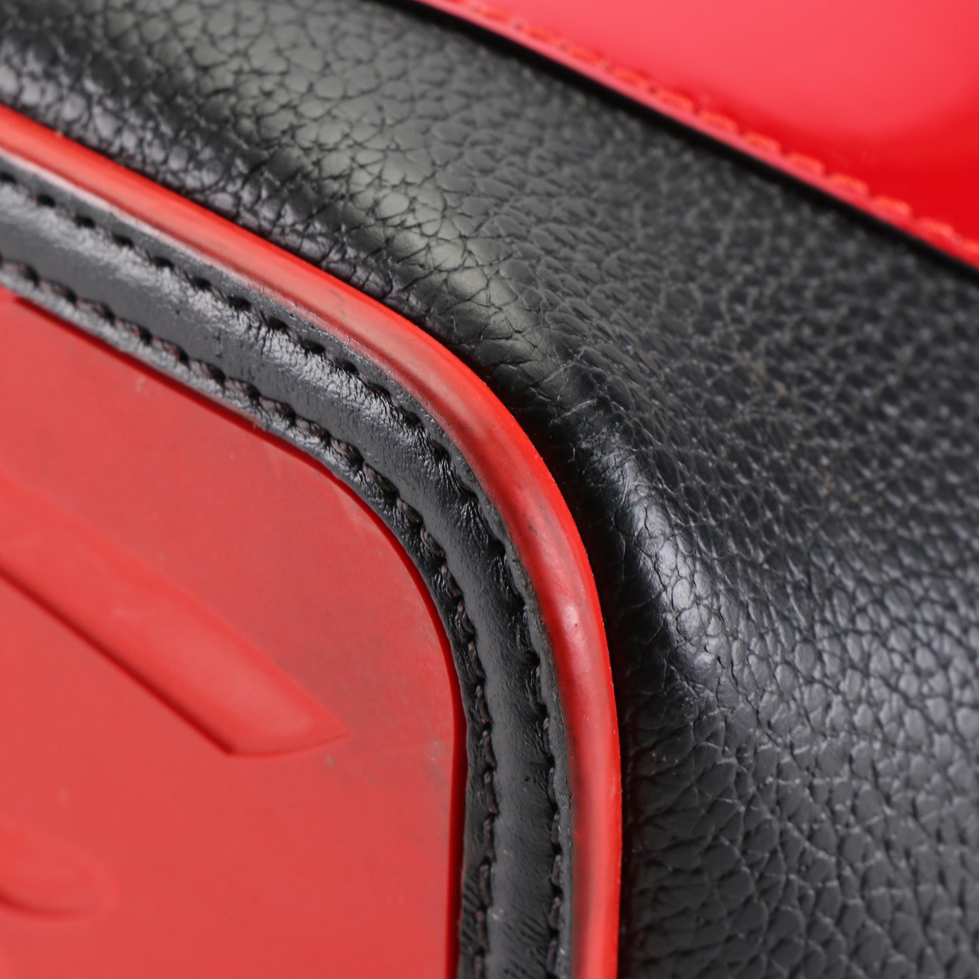 Christian Louboutin Large Cabata Love Tote in Grained Leather/Patent Leather