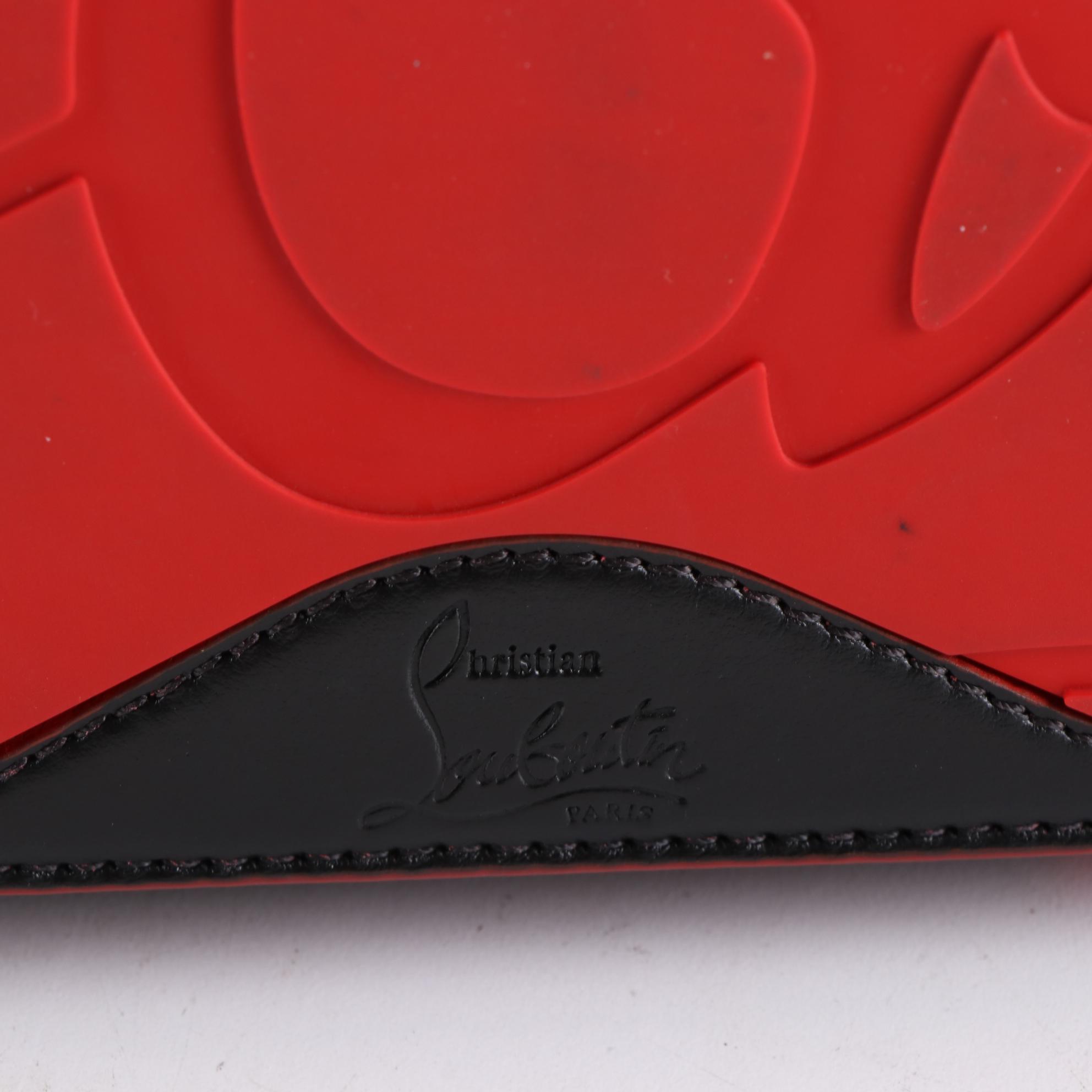 Christian Louboutin Large Cabata Love Tote in Grained Leather/Patent Leather