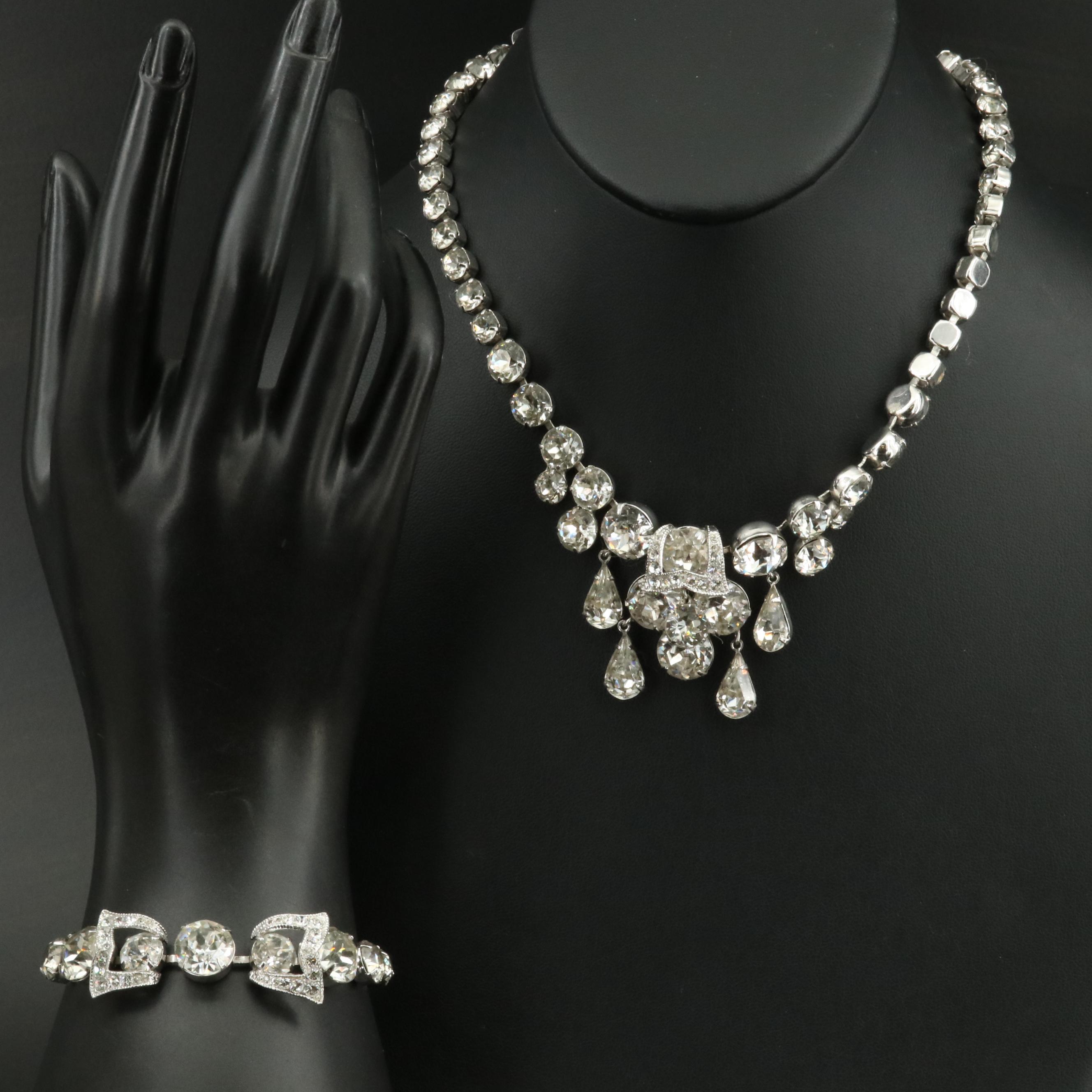 Eisenberg Rhinestone Jewelry Set