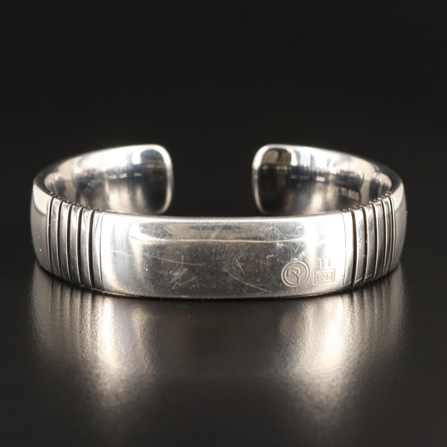 David Yurman Sterling and Titanium Cuff