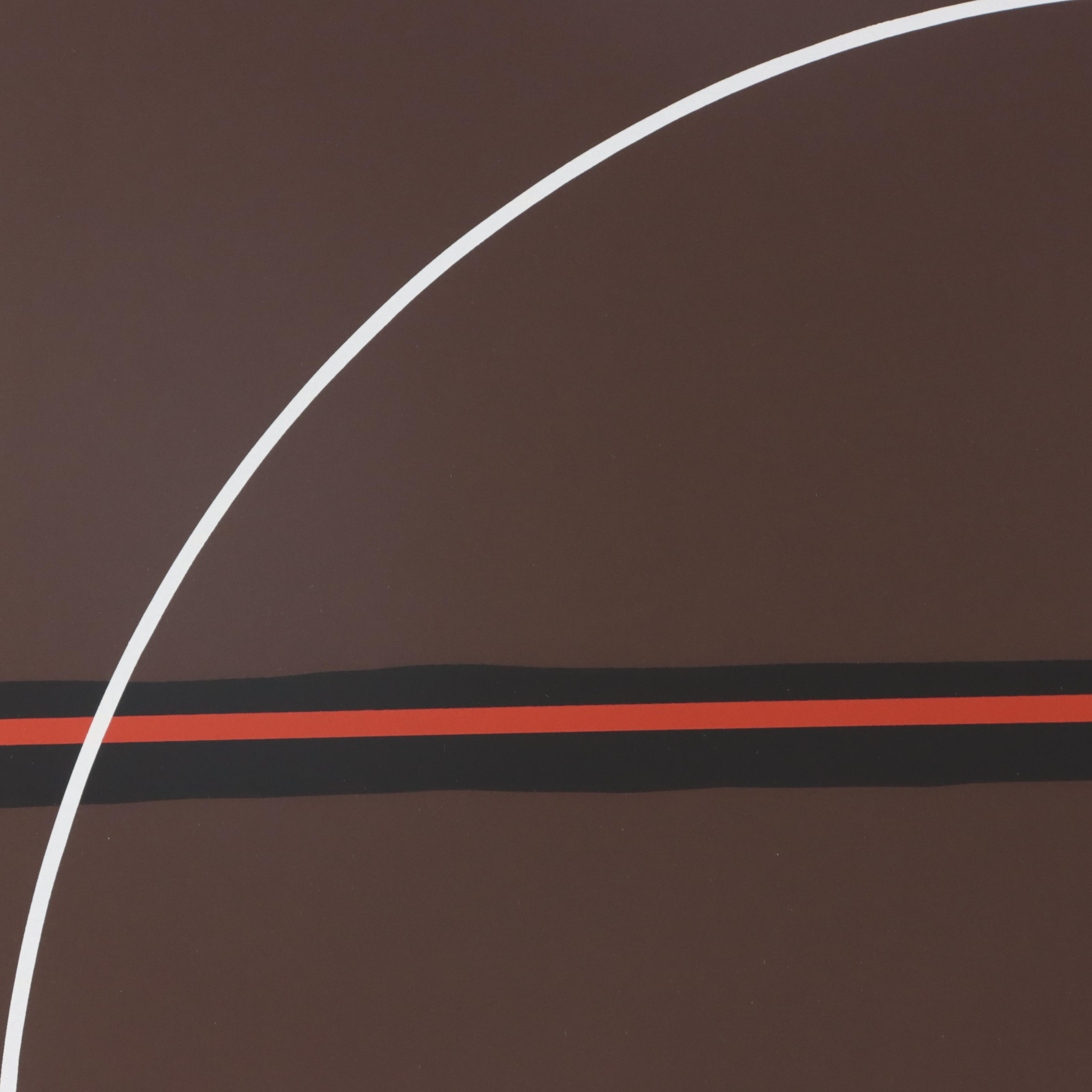 Thomas Whelan Benton Serigraph "Yellow Dunes," 1981