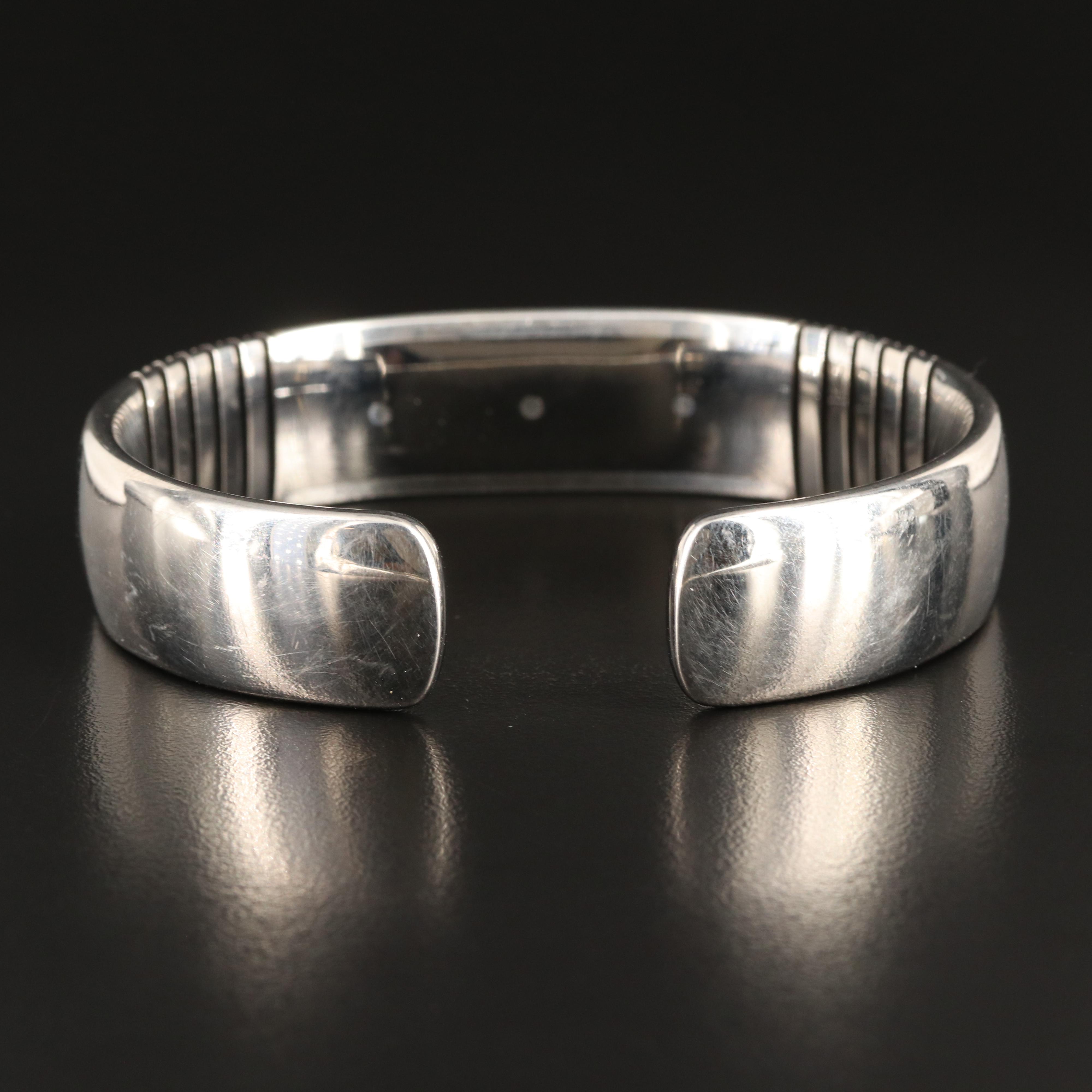 David Yurman Sterling and Titanium Cuff