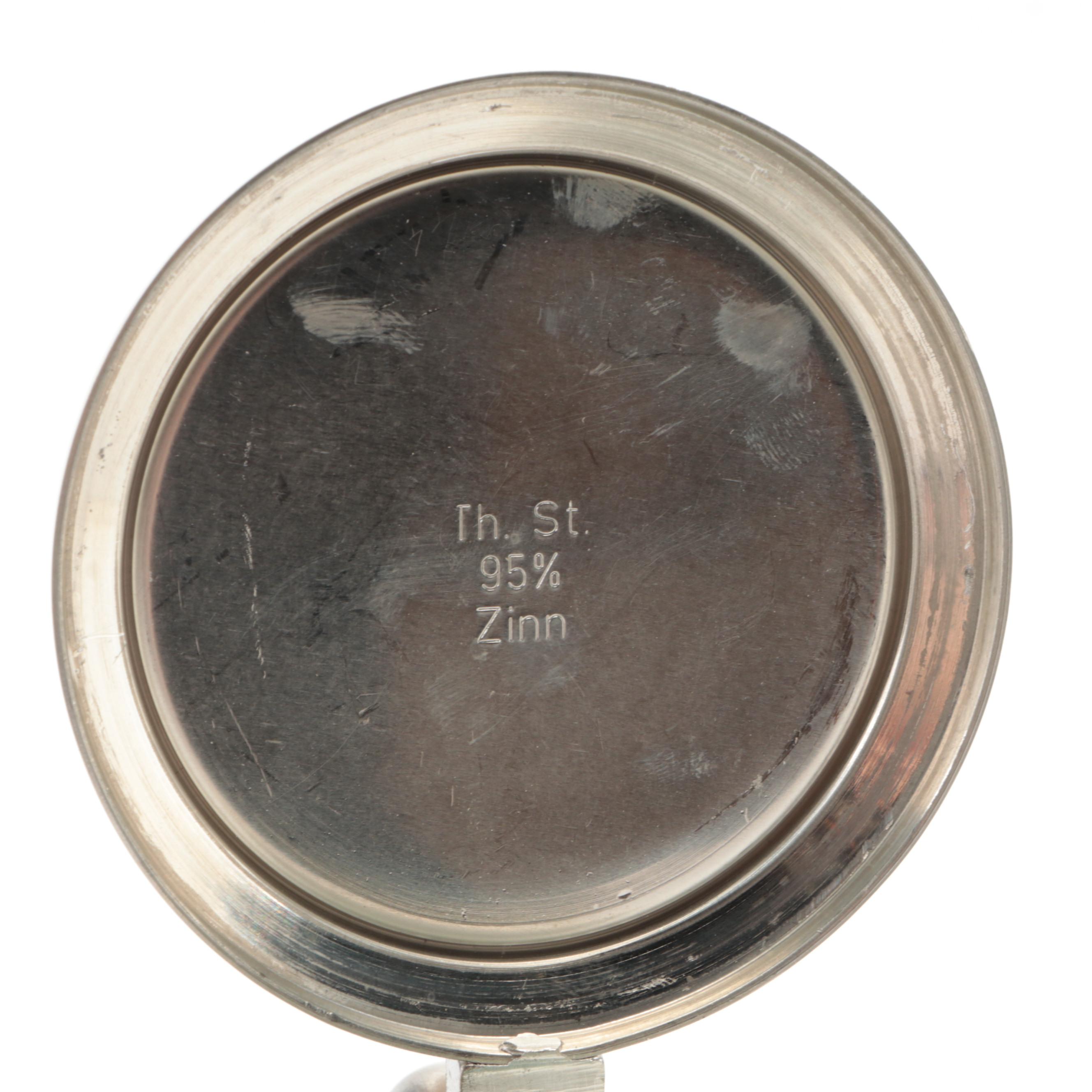 Albert Stahl German Ceramic Character Corn Cob Lidded Stein