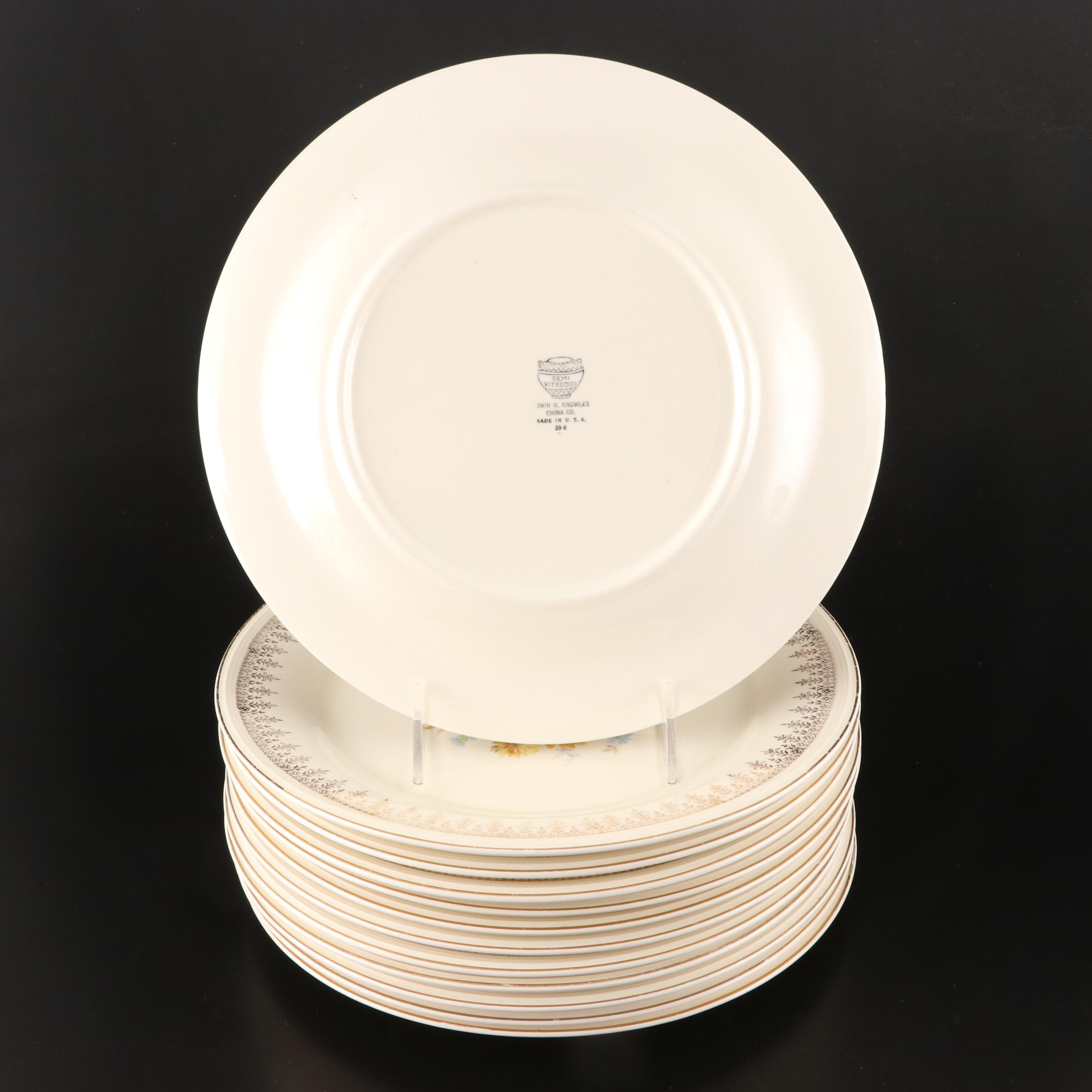 Edwin Knowles "Royal Celtic" Semi Vitreous Dinnerware, Mid-20th Century