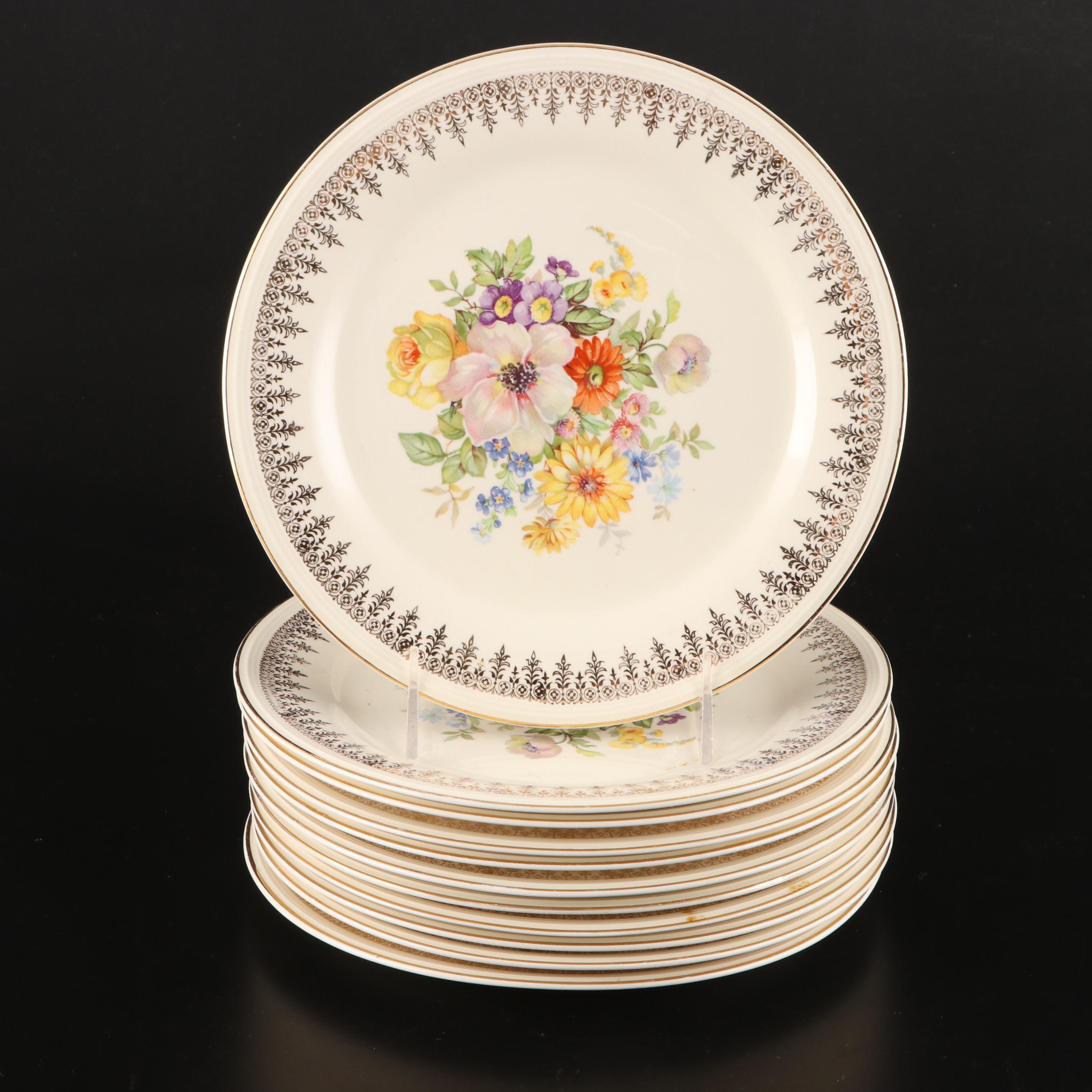 Edwin Knowles "Royal Celtic" Semi Vitreous Dinnerware, Mid-20th Century