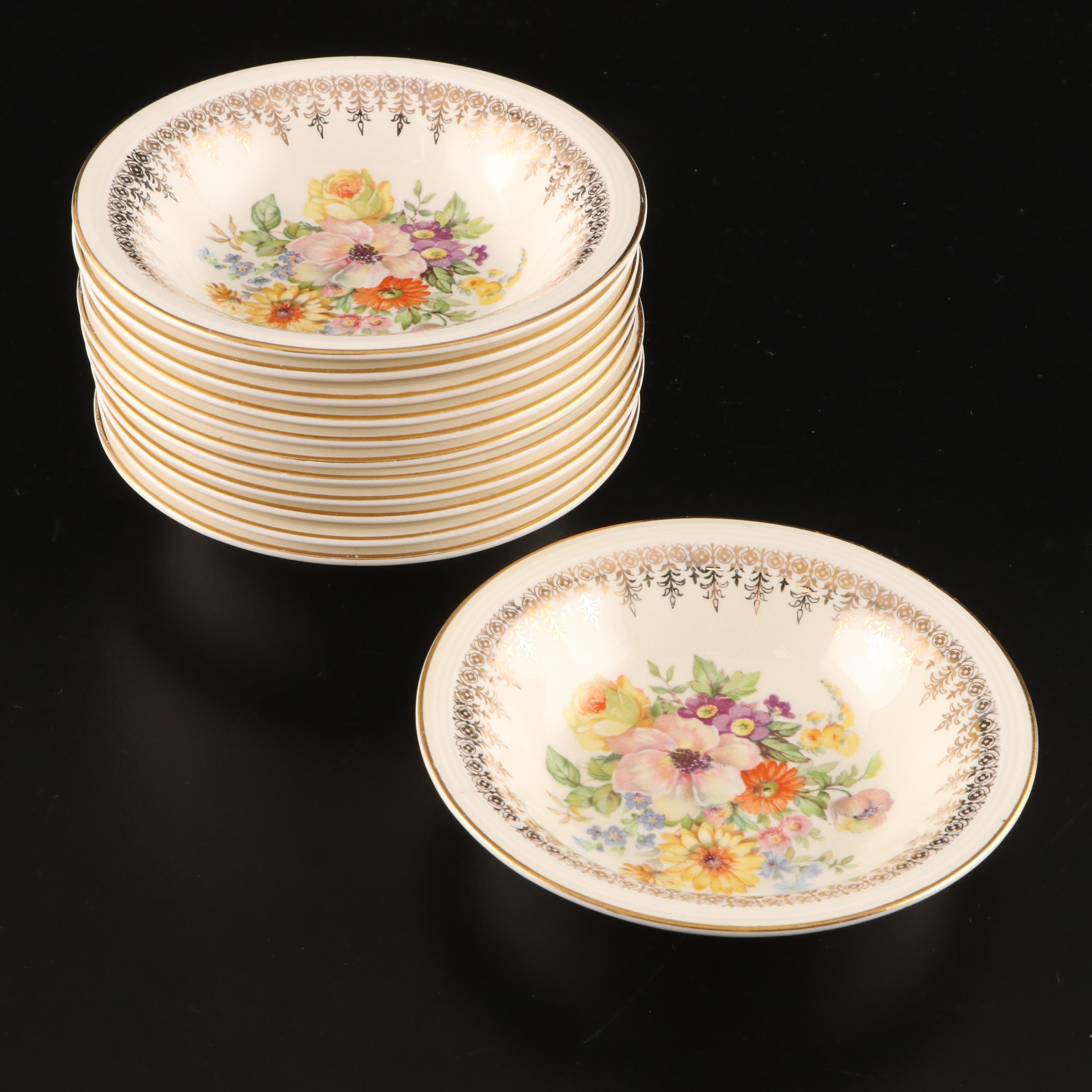 Edwin Knowles "Royal Celtic" Semi Vitreous Dinnerware, Mid-20th Century