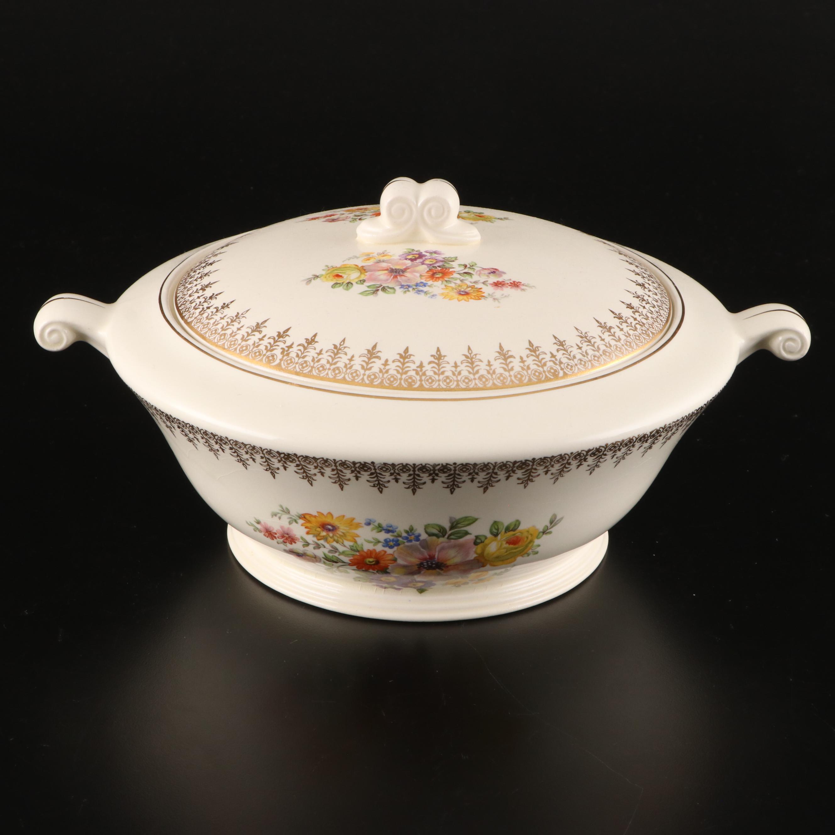 Edwin Knowles "Royal Celtic" Semi Vitreous Dinnerware, Mid-20th Century