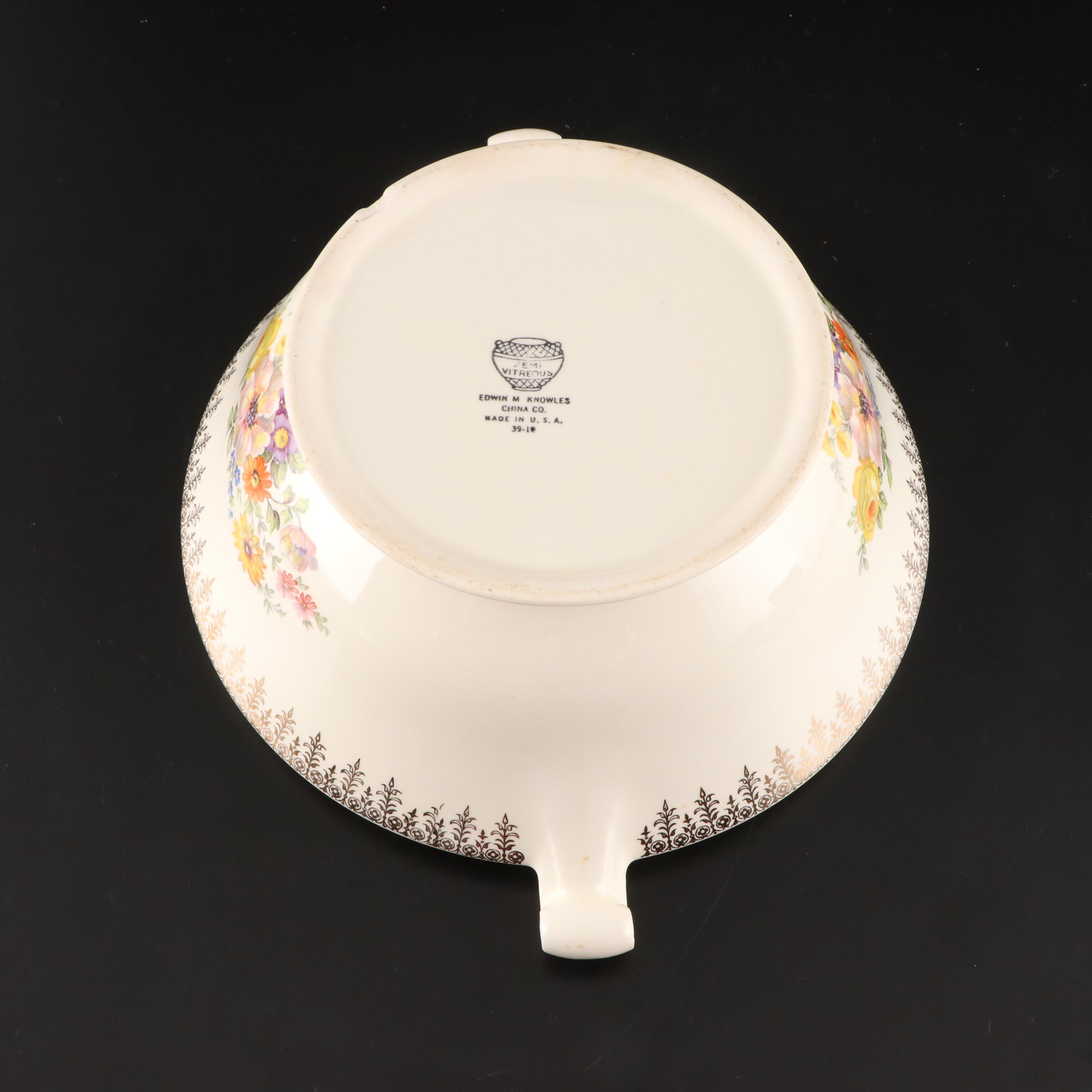 Edwin Knowles "Royal Celtic" Semi Vitreous Dinnerware, Mid-20th Century
